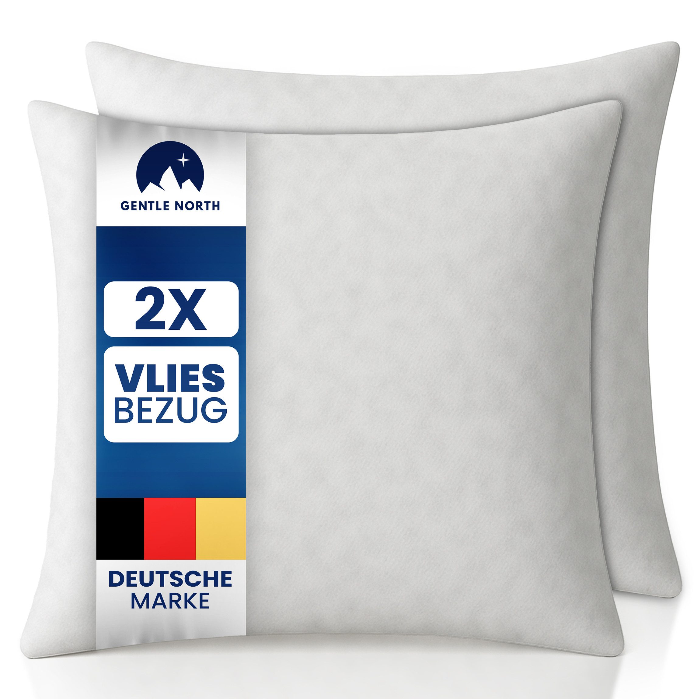 Gentle North Microfaserkissen 2er-Set Kopfkissen – Dekokissen und Füllkissen, waschbar bis 40°C
