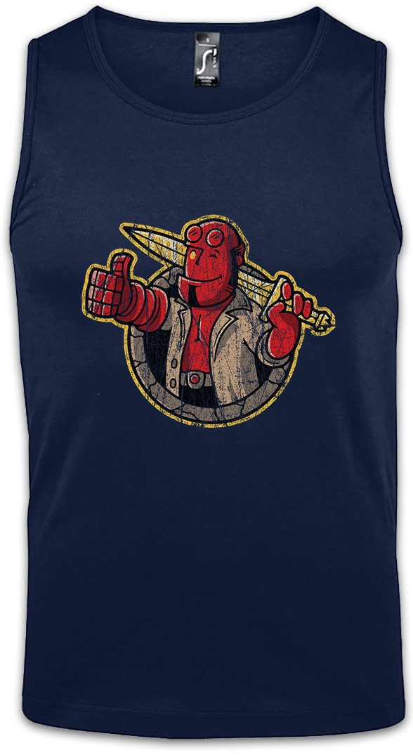 Urban Backwoods Tanktop Hell B Ärmelloses T-Shirt Agent Logo Movie Hellboy Mike Mignola Boy Un Rama Comic Paranormal