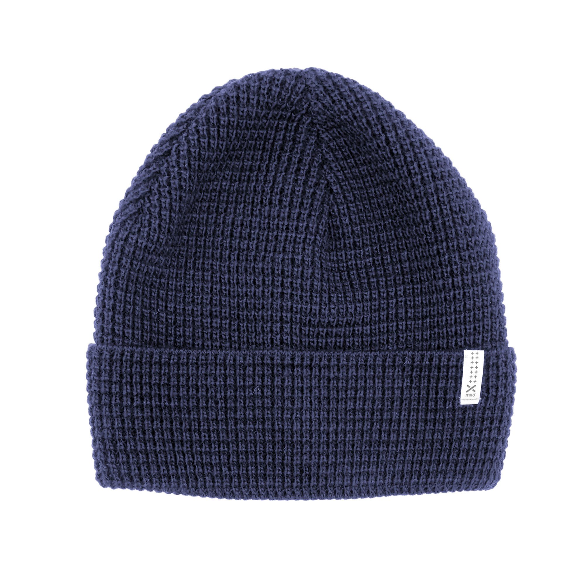 MAXIMO Strickmütze Wollanteil, gefüttert, breiter Umschlag