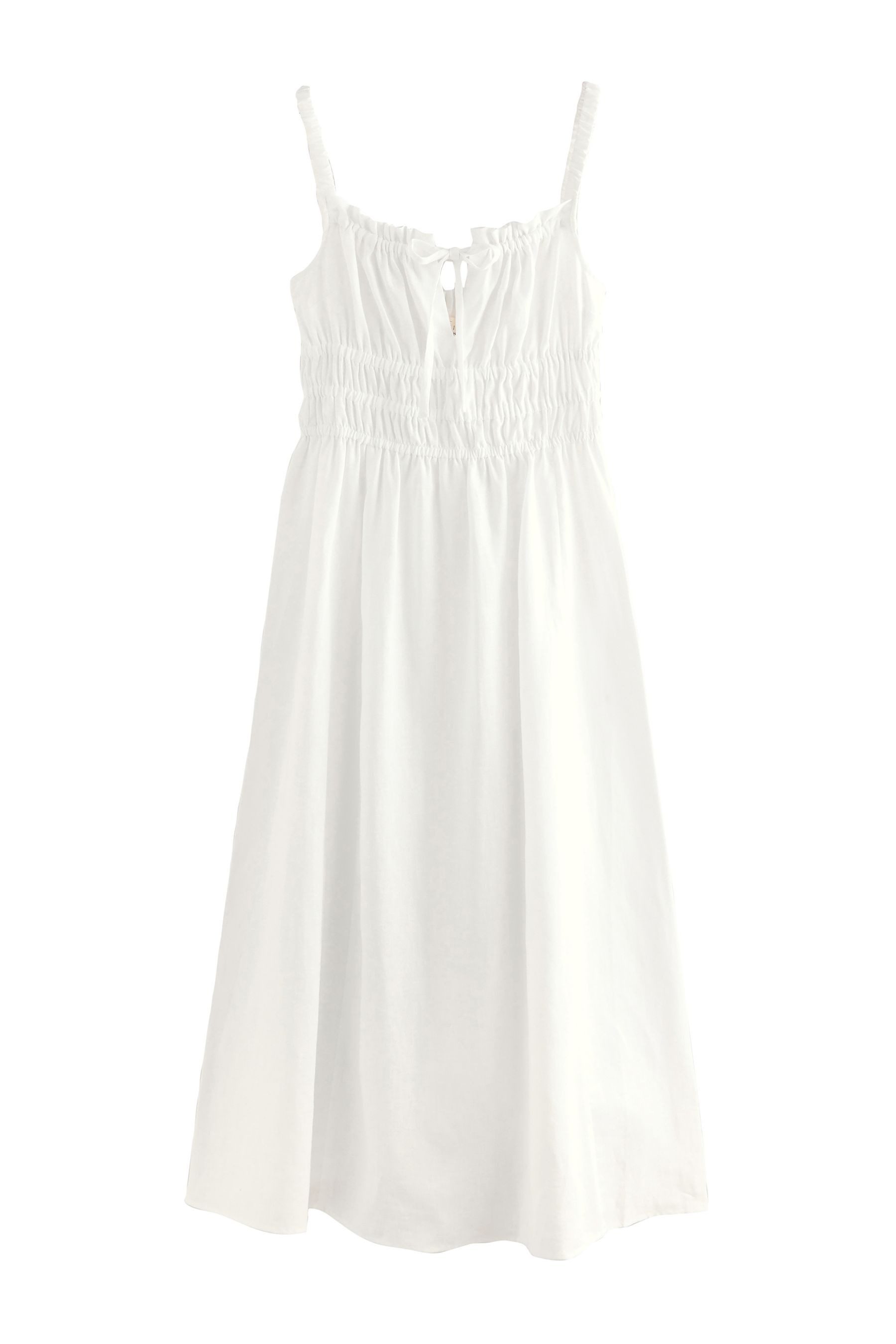 Next Midikleid Midikleid aus 100 % Leinen (1-tlg) günstig online kaufen