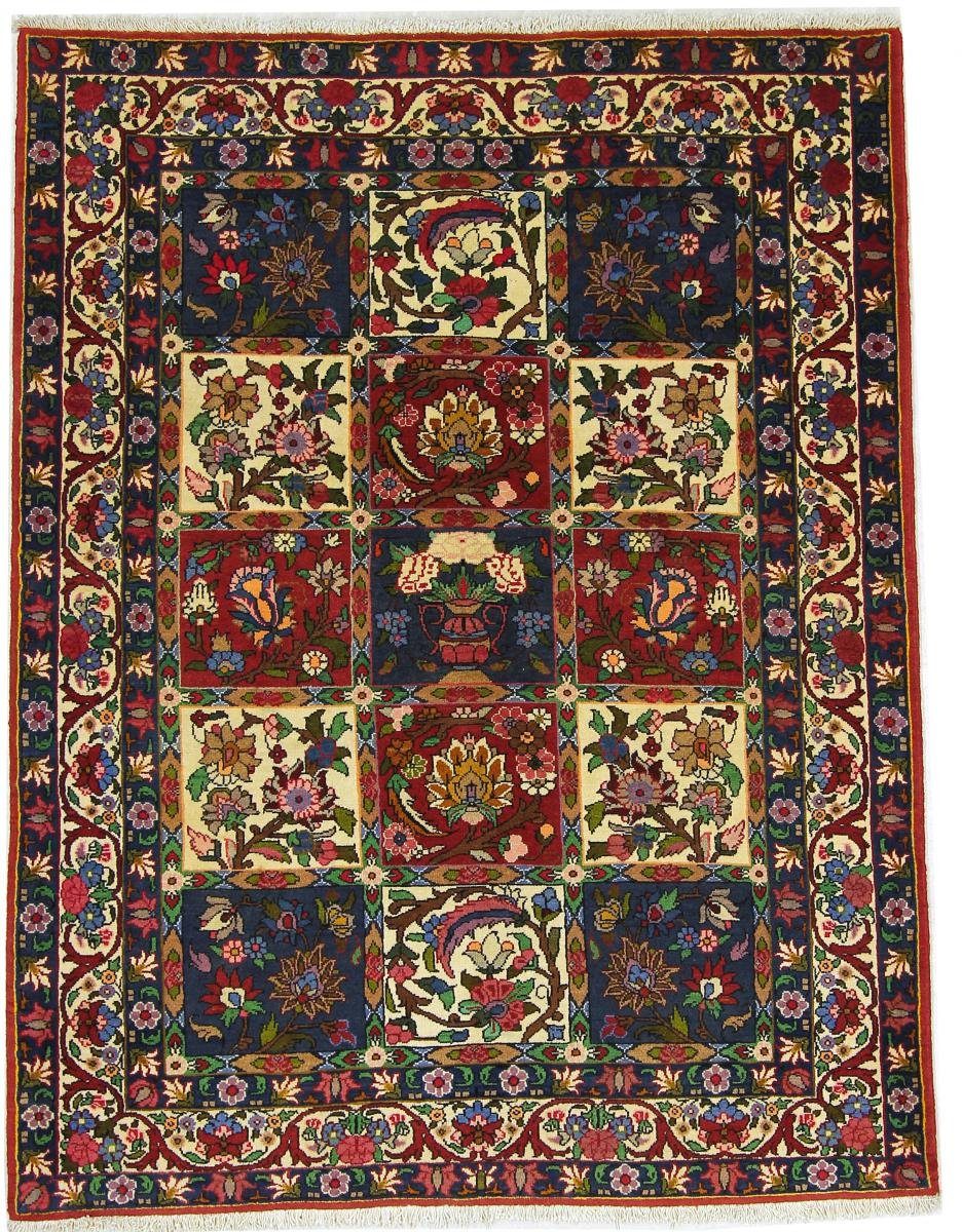 rechteckig, Orientteppich Nain Handgeknüpfter Orientteppich Bakhtiar 135x173 Höhe: 12 Perserteppich, Trading, mm /