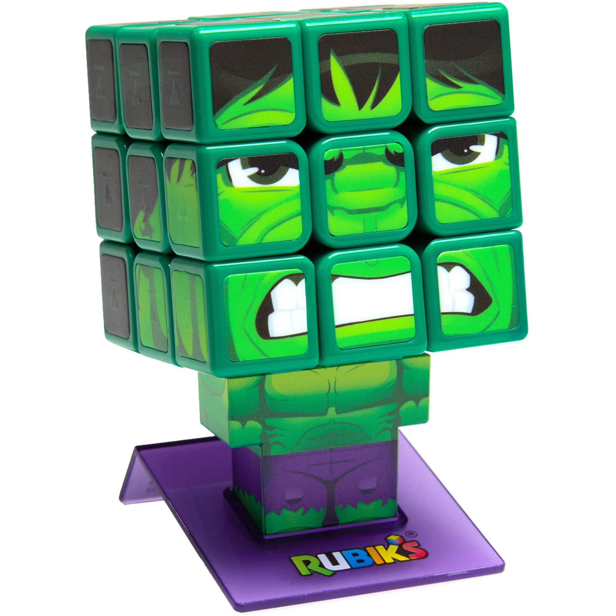 Rubik´s Spiel Spin Master Rubik's - Cubers 3x3 Hulk