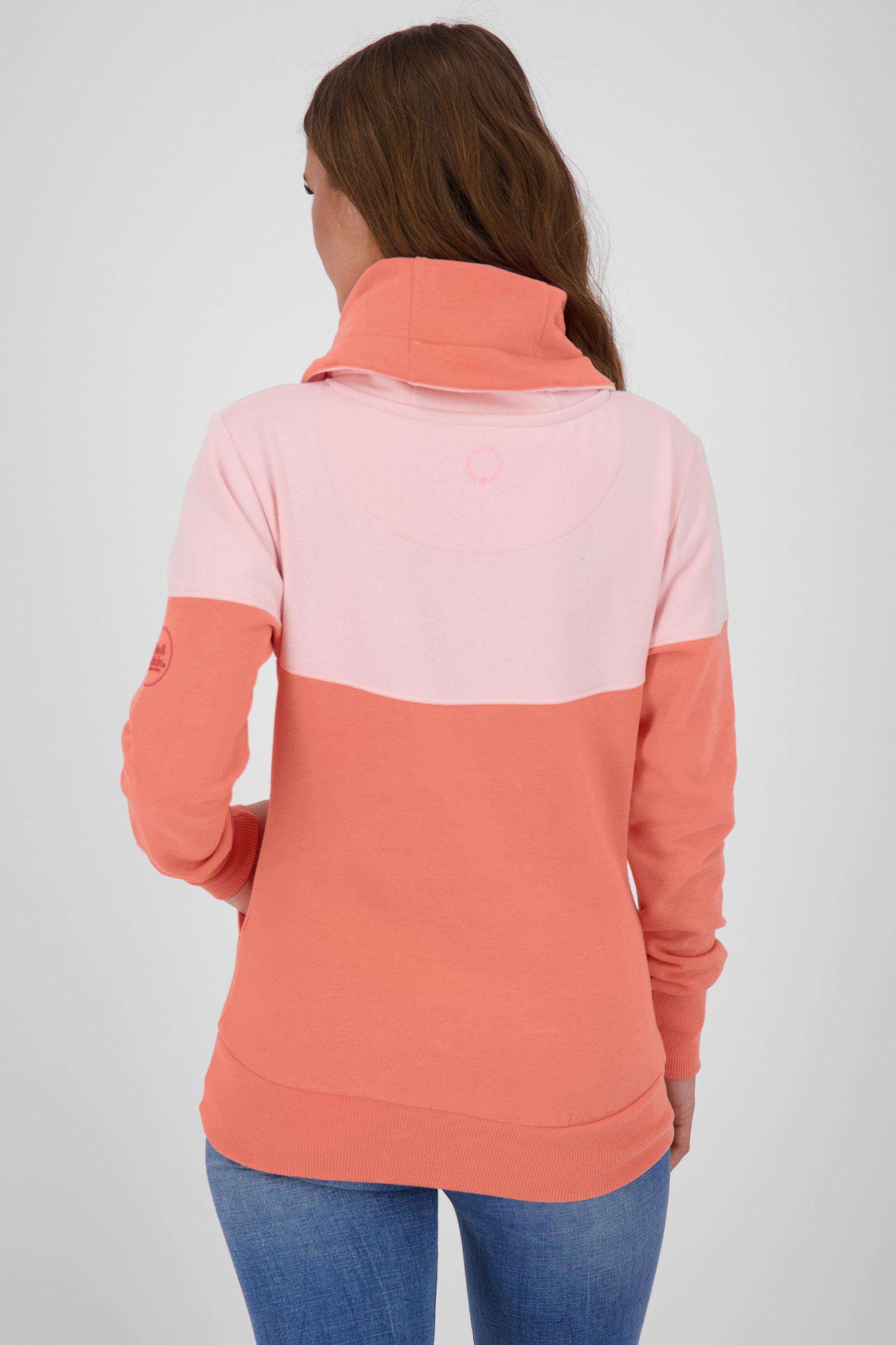 Alife melange Sweat Kickin Damen SoleyAK Sweatshirt salmon & A