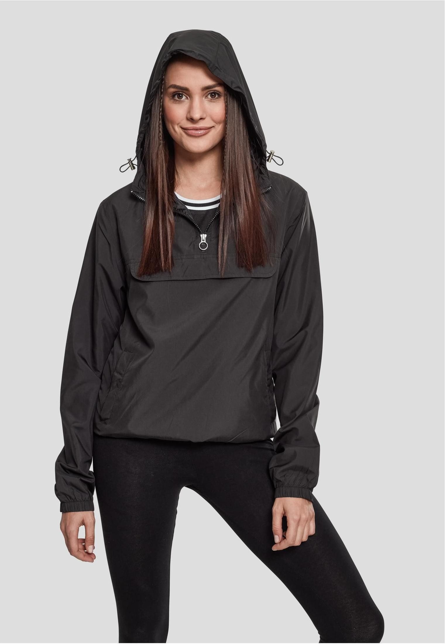 URBAN CLASSICS Outdoorjacke Ladies Basic Pull Over Jacket Überziehjacke Damen