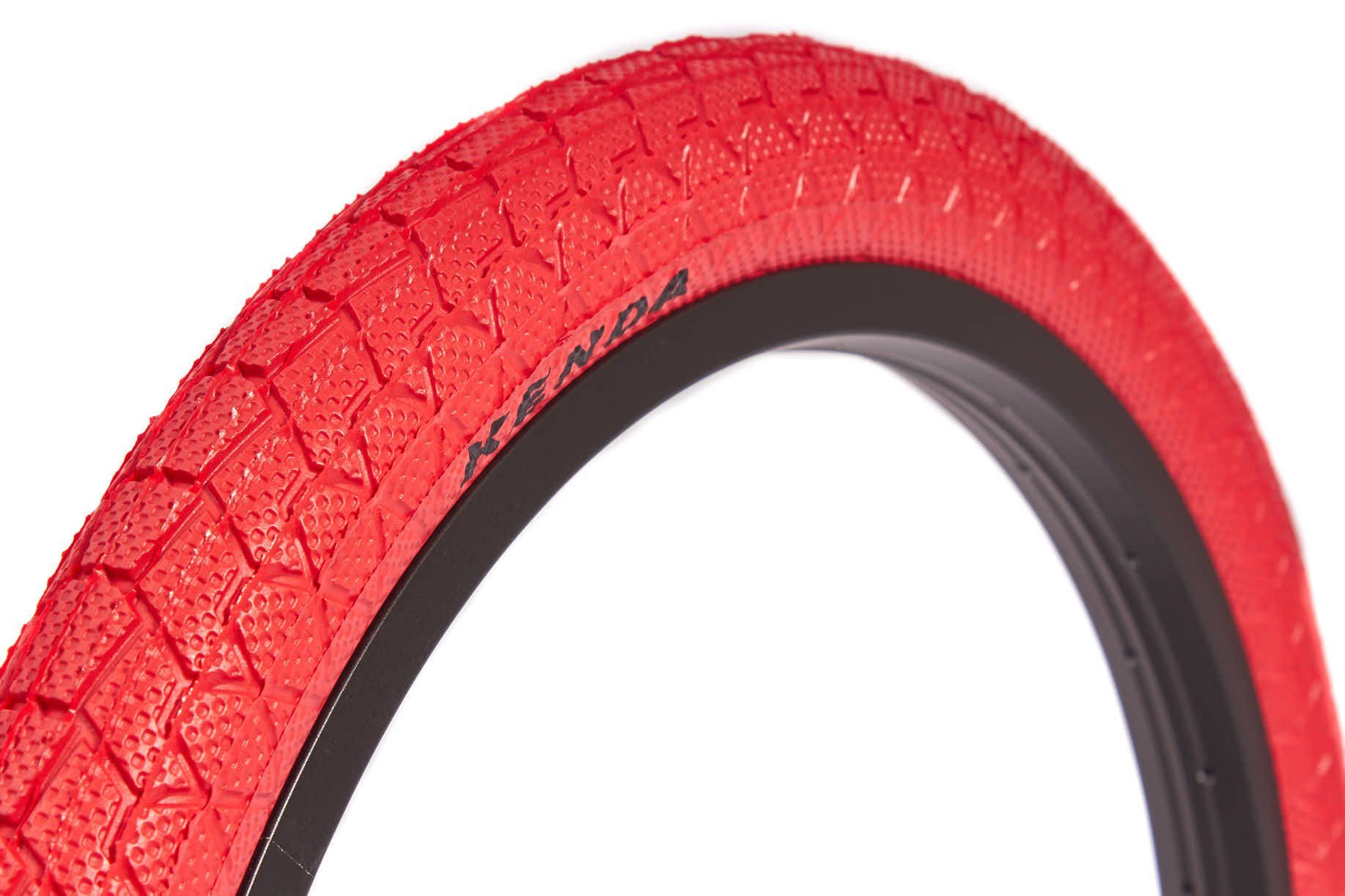 KHEbikes Fahrradreifen KENDA Reifen rot 20"x1, BMX KHEbikes