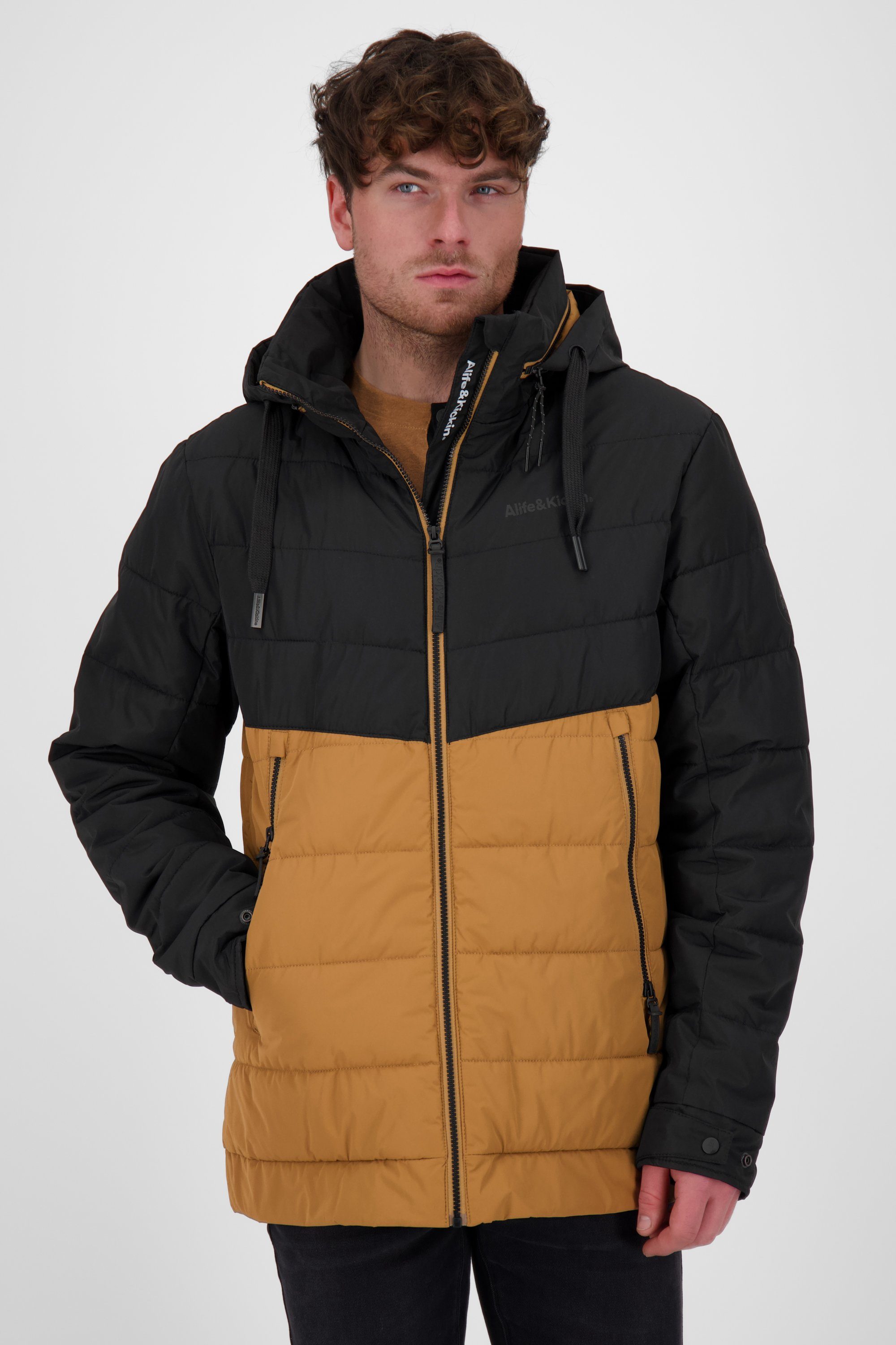 Alife & Don gefütterte Jacke P EstebanAK Jacket Herren Winterjacke, Kickin tobacco Winterjacke