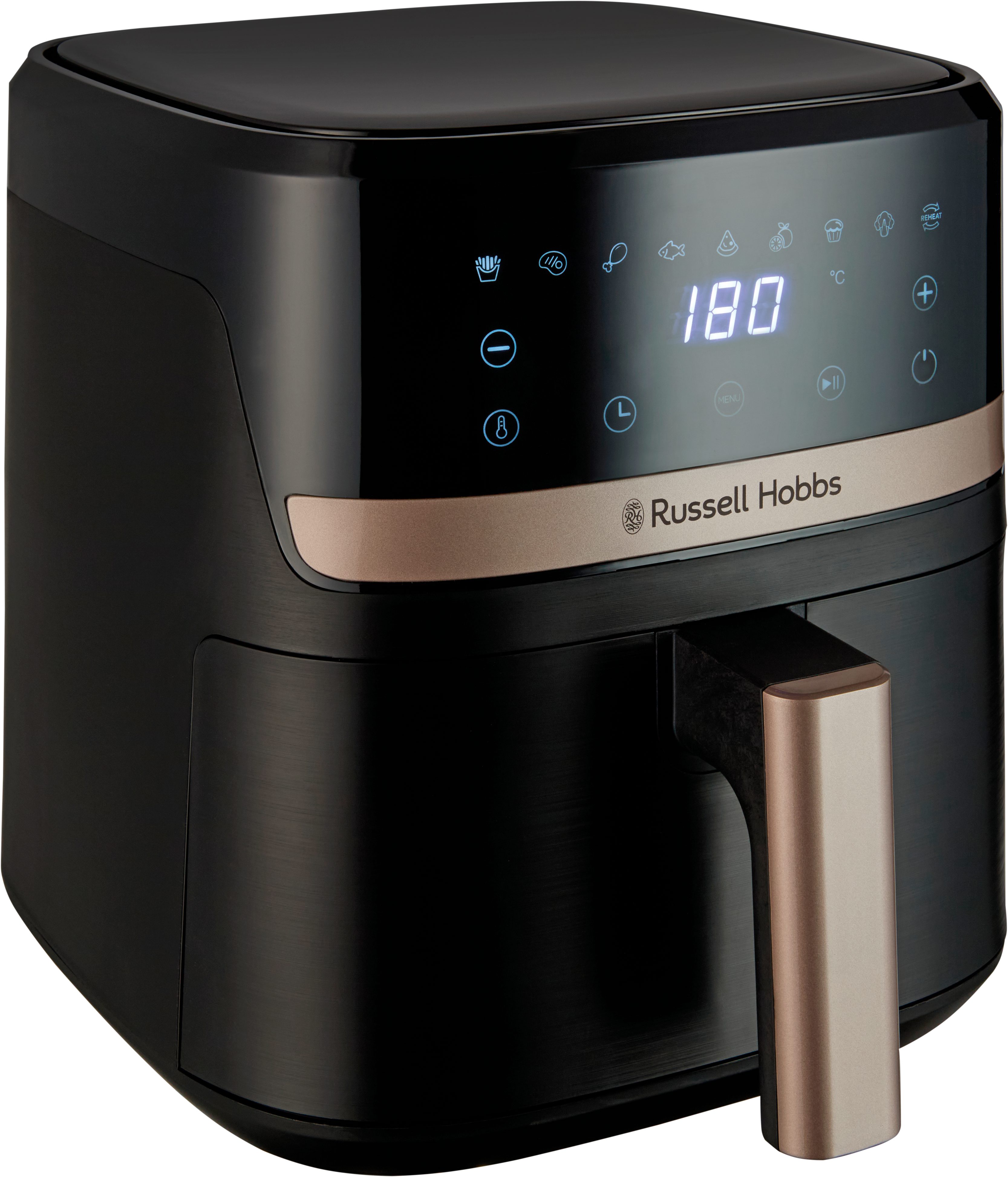 RUSSELL HOBBS Heißluftfritteuse 27610-56 SatisFry, 1300 W, Airfryer–wenig oder kein Öl erforderlich, 9 Programme, 4,3 L