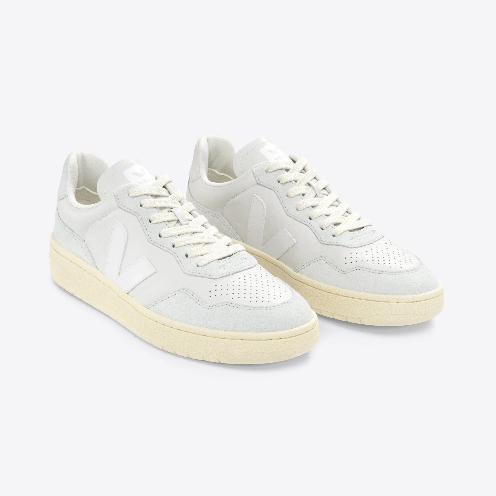 VEJA V-90 Leather, natur Sneaker günstig online kaufen