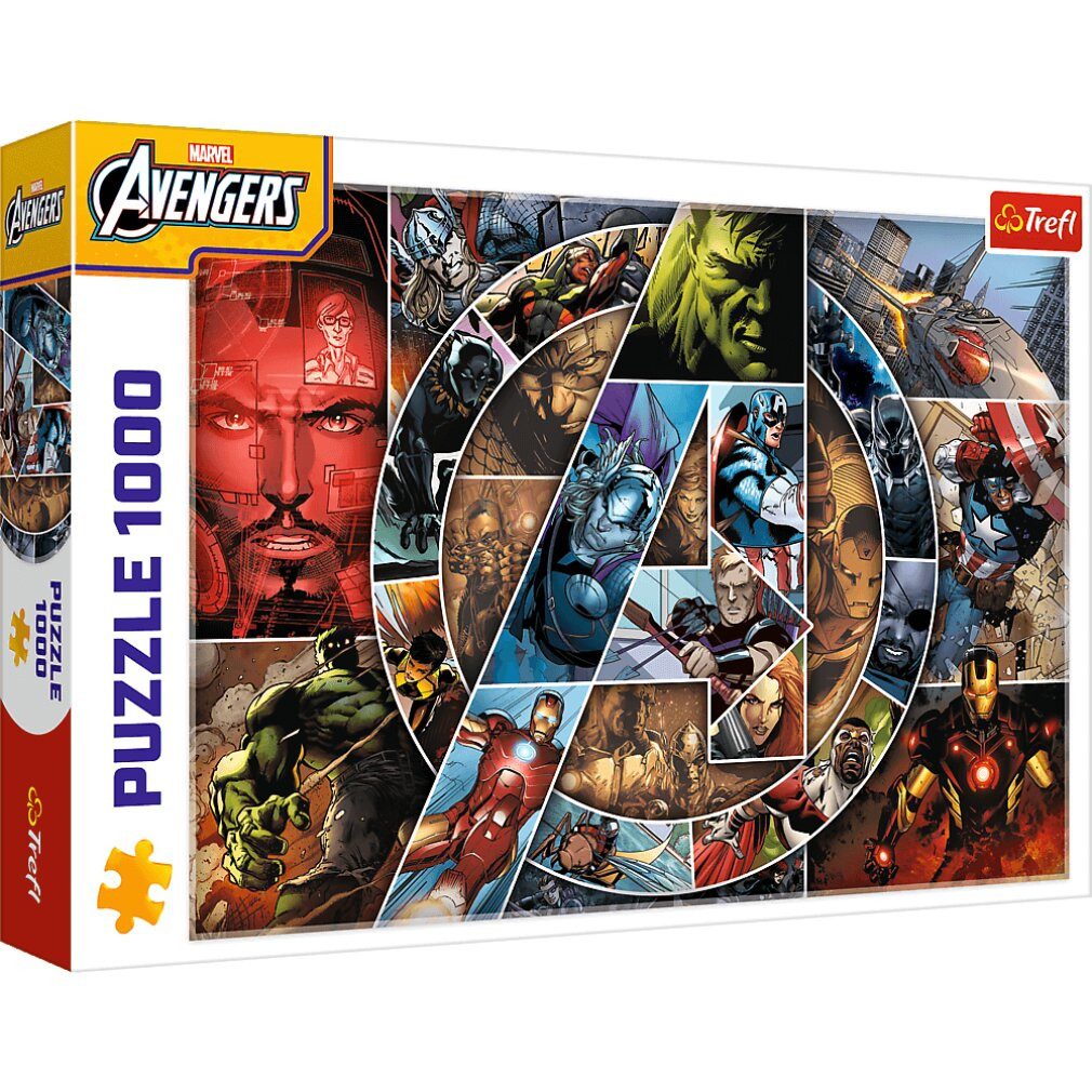 Trefl Puzzle Puzzle Marvel Avengers: Heroes 1000 DLC, Puzzleteile