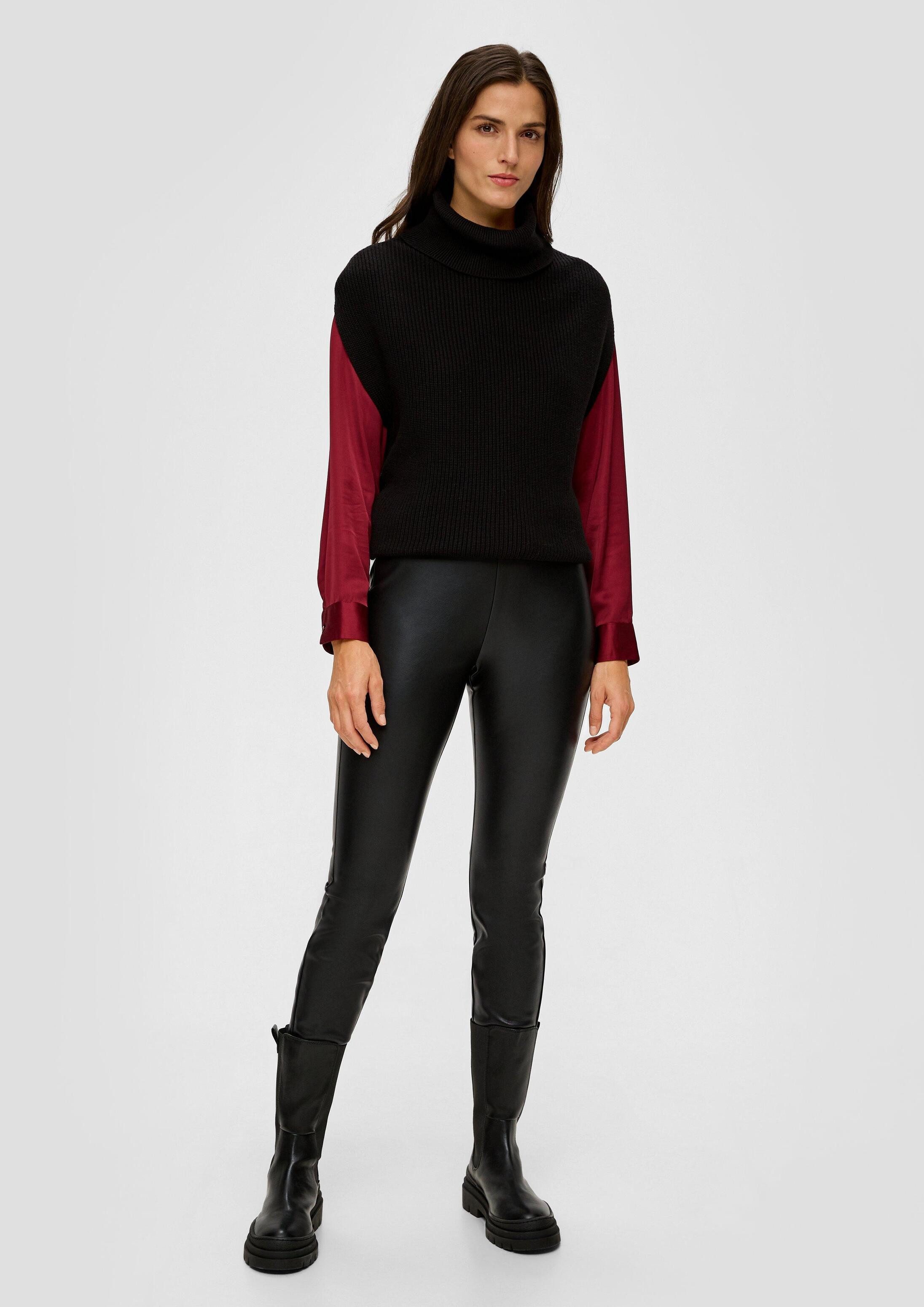 s.Oliver Leggings Leggins Extra Slim: Leggings in Leder-Optik
