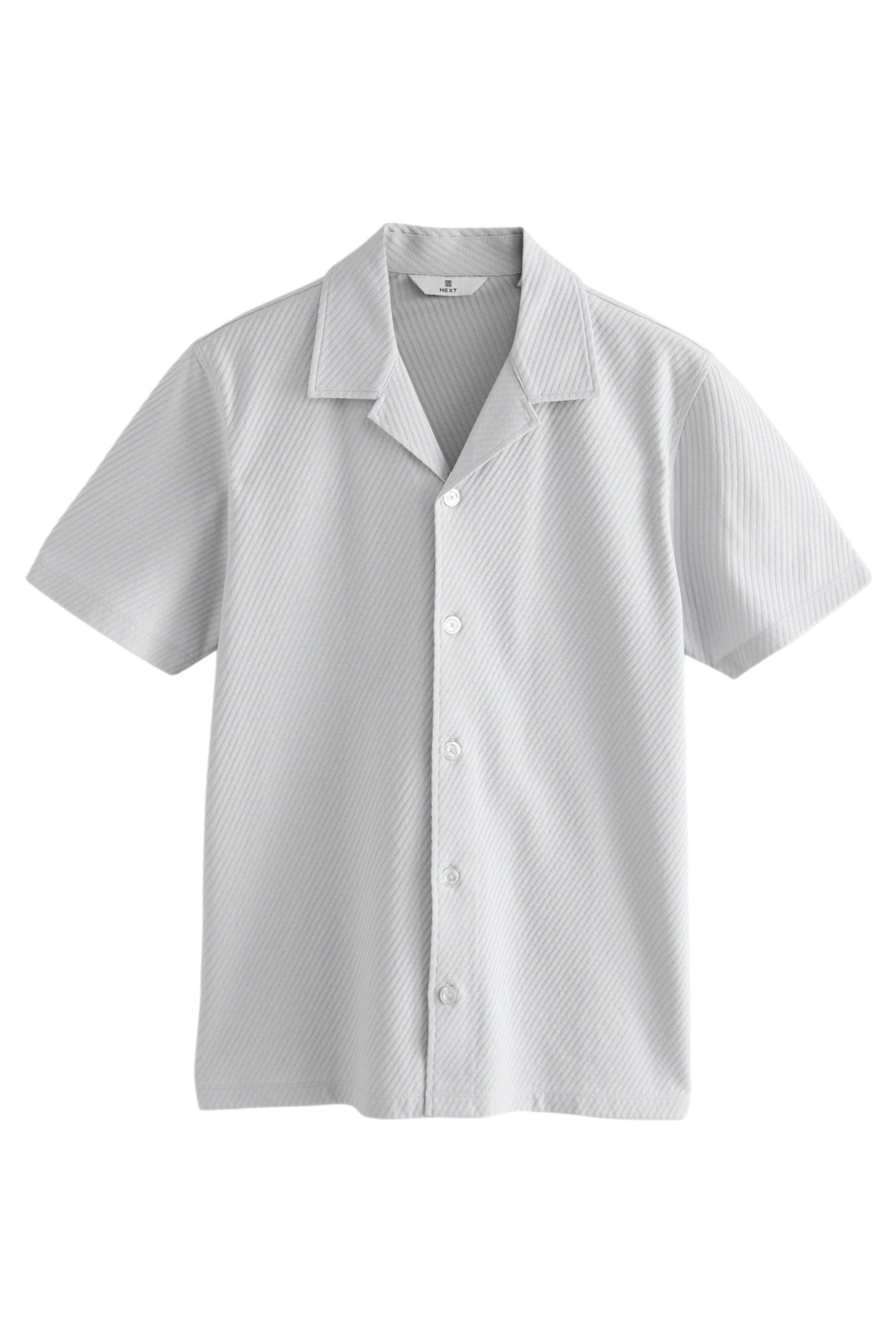 Next Poloshirt Strukturiertes Jerseyhemd 100 % Baumwolle-Slim günstig online kaufen