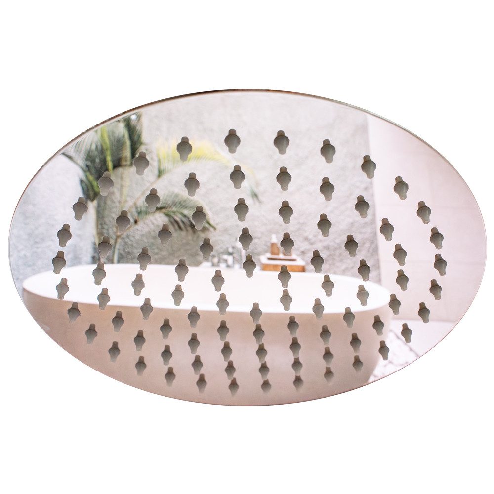 Sanlingo Regenduschkopf Edelstahl Poliert Regenschauer Regenbrause Duschkopf Brausekopf Ø20 cm