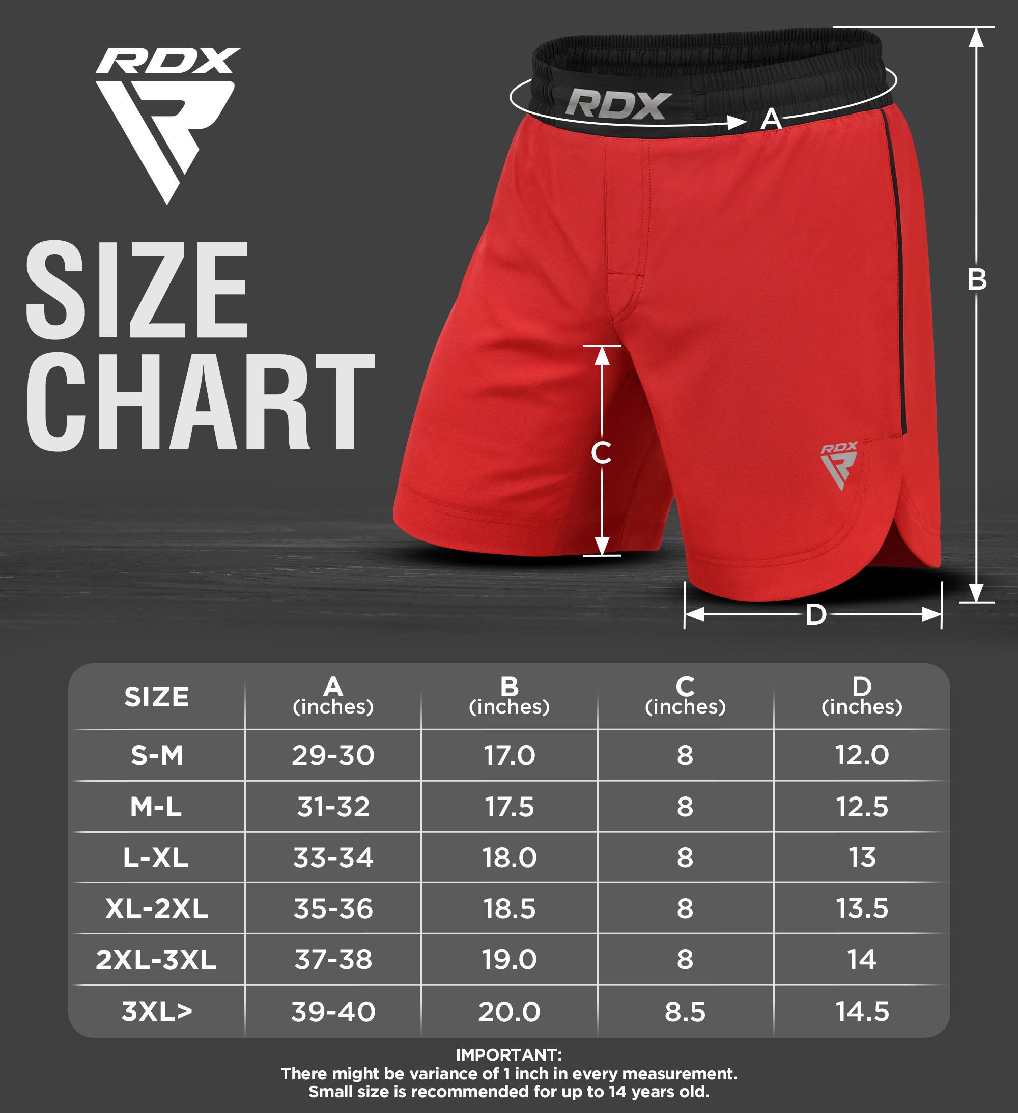 RDX Sports Trainingsshorts RDX MMA Shorts Sporthose Herren kurz, Trainingshose Herren, Kickboxen
