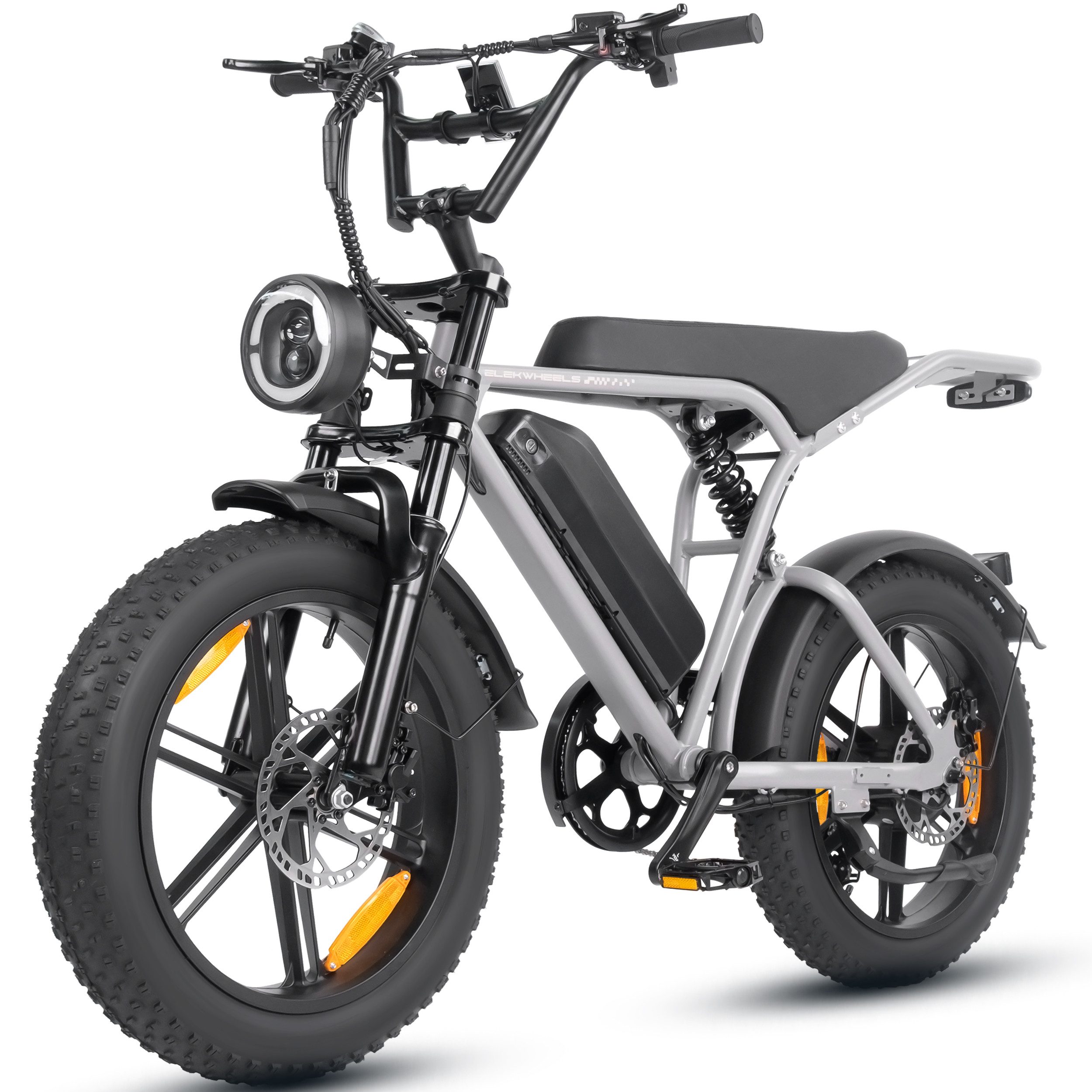 Vankel E-Bike Cityrad E-MTB E6-2.0 Damen u. Herren 48V 15Ah 720WH 250W 80Nm 108 km, 7 Gang Shimano, Kettenschaltung, Heckmotor, 720 Wh, (mit Akku-Schlüssel, Beleuchtungsset, mit Akku-Ladegerät, mit Werkzeug), bis 100km, 7 Gang Shimano, Kettenschaltung, E-bikes Pedelec