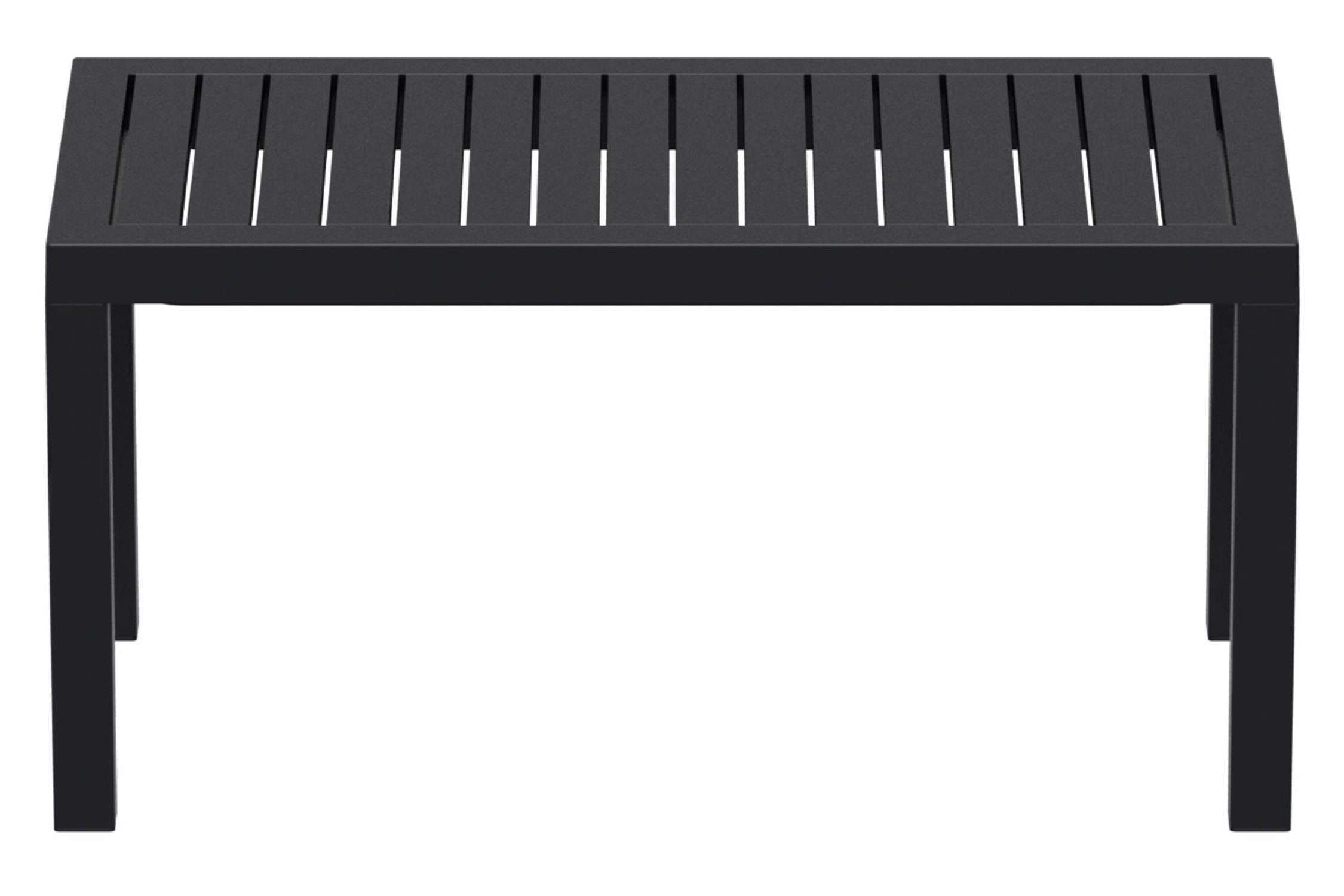 TPFGarden Gartentisch Ocra - Loungetisch Stabiler Tisch Balkon, für 45cm aus Terrasse 90 schwarz x (BxLxH): Garten, 45 Loungetisch UV-beständigem Polymer-Glasfasern), Outdoor Maße Farbe: (Hochwertiger Polyrattan, aus x - 1-St