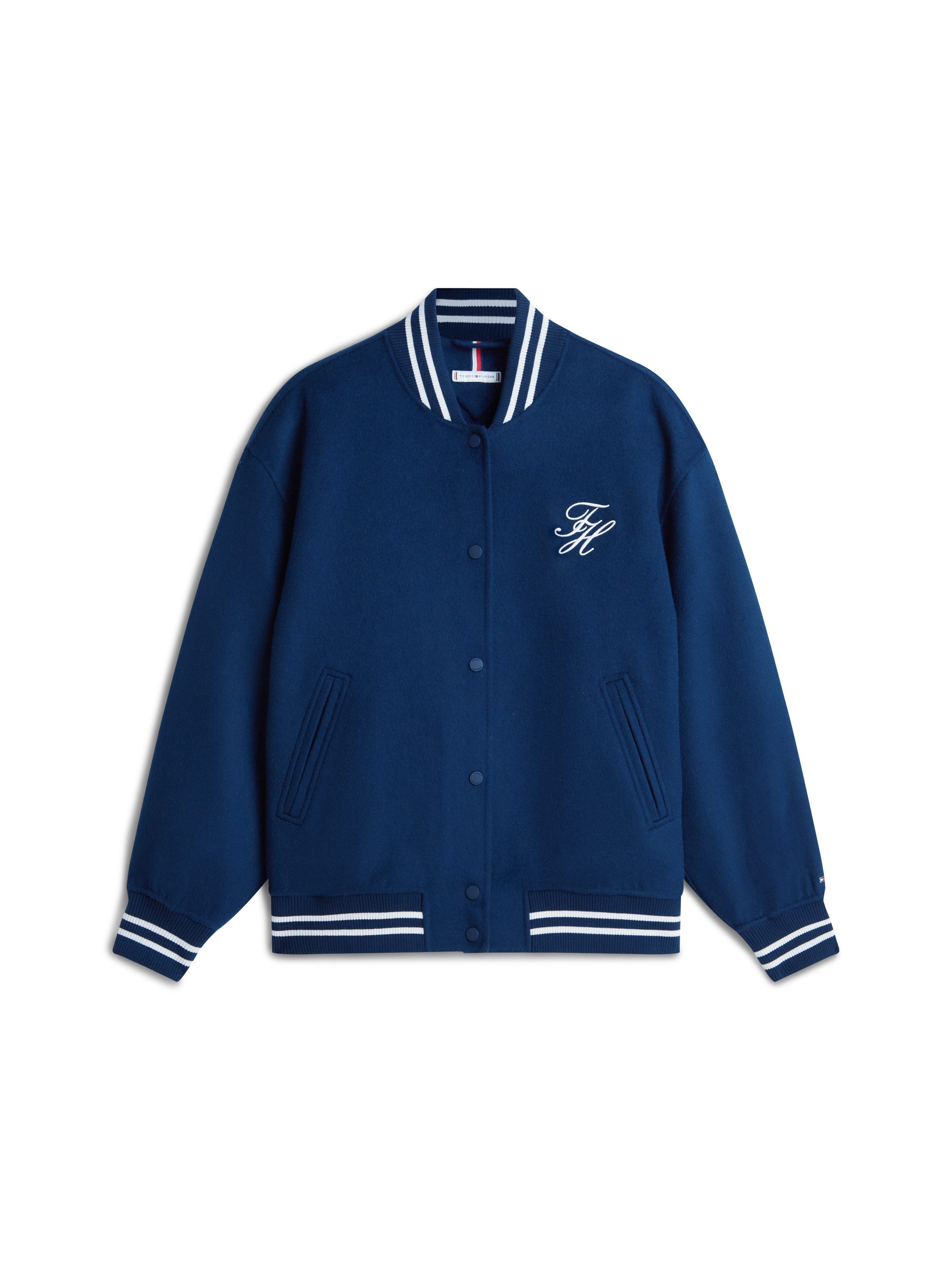 Tommy Hilfiger Bomberjacke DF WOOL VARSITY BOMBER mit Wolle – Bild 4 von 5