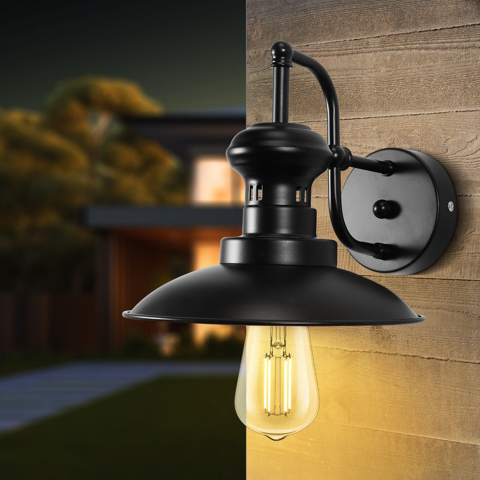 BlingBin Wandleuchte Retro Wandleuchte im Industrial günstig online kaufen