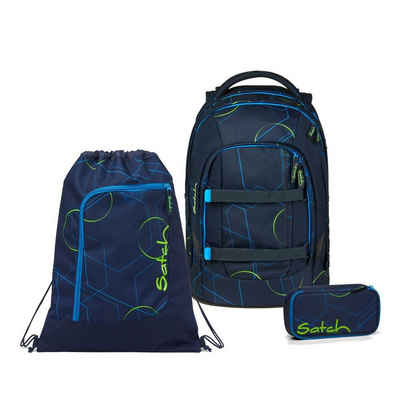 Satch Schulrucksack Pack (Set 3tlg., inkl. Schlamperbox und Sportbeutel)