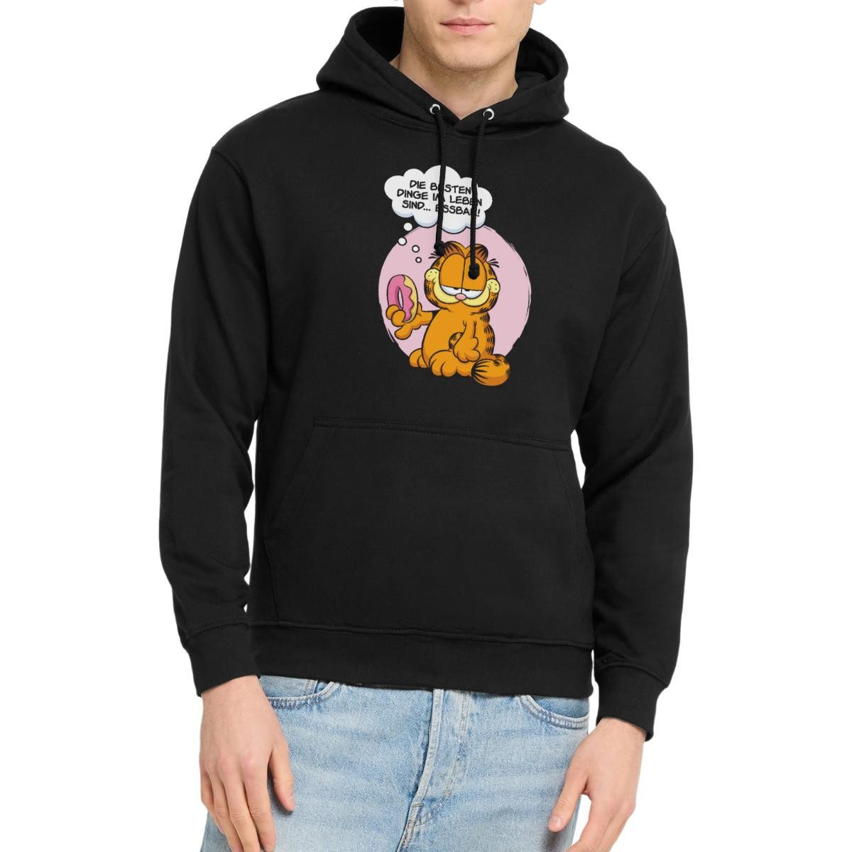 Spreadshirt Hoodie Garfield Die Besten Dinge Im Leben Sind Essbar Unisex Hoodie (1-tlg)