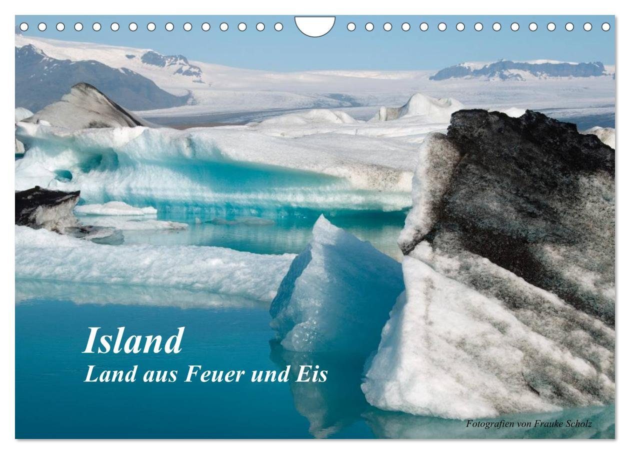 CALVENDO Wandkalender Island (Wandkalender 2026 DIN A4 quer), CALVENDO Monatskalender