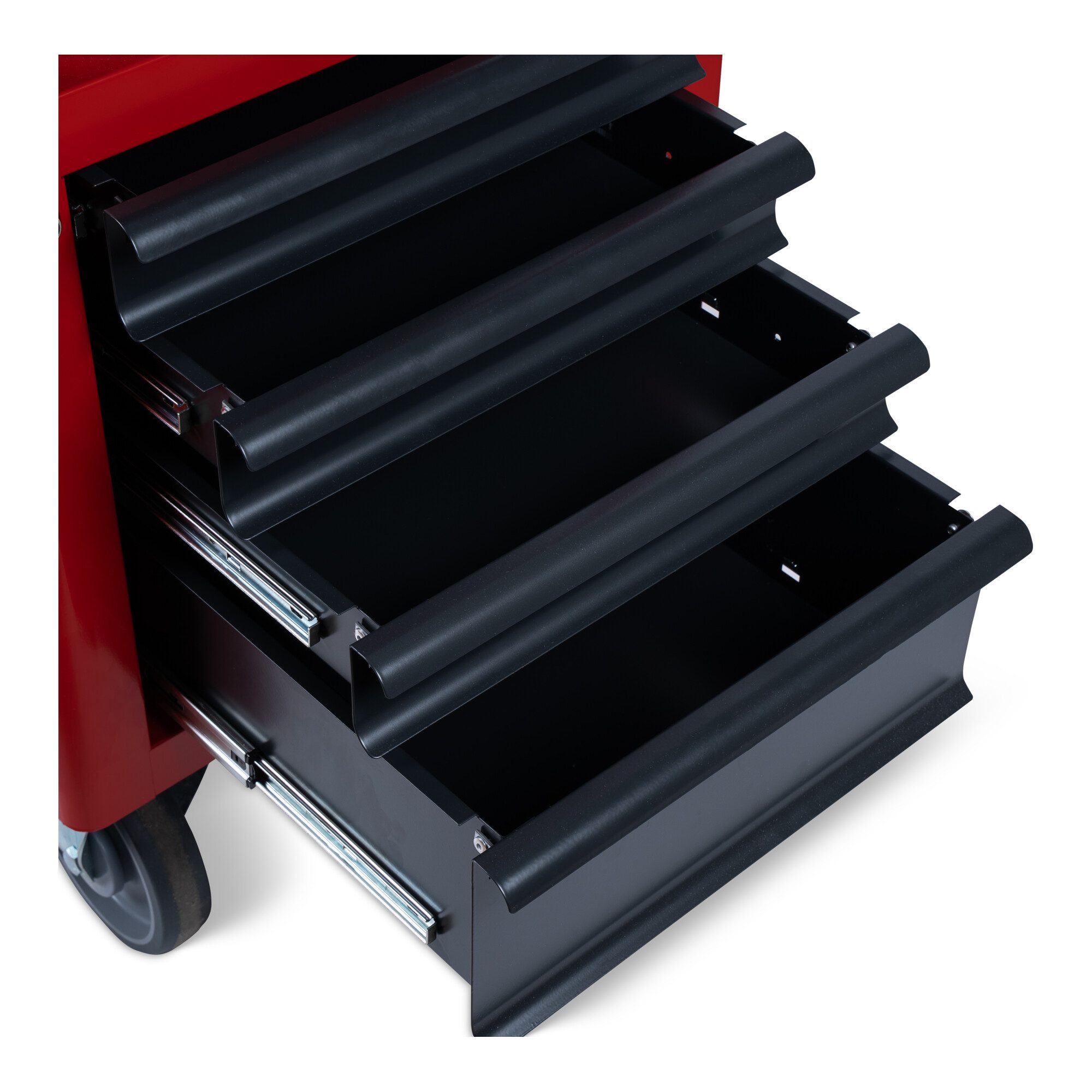 Stier Werkbank STIER Fahrbare Werkbank Open Space, 11 Schubladen