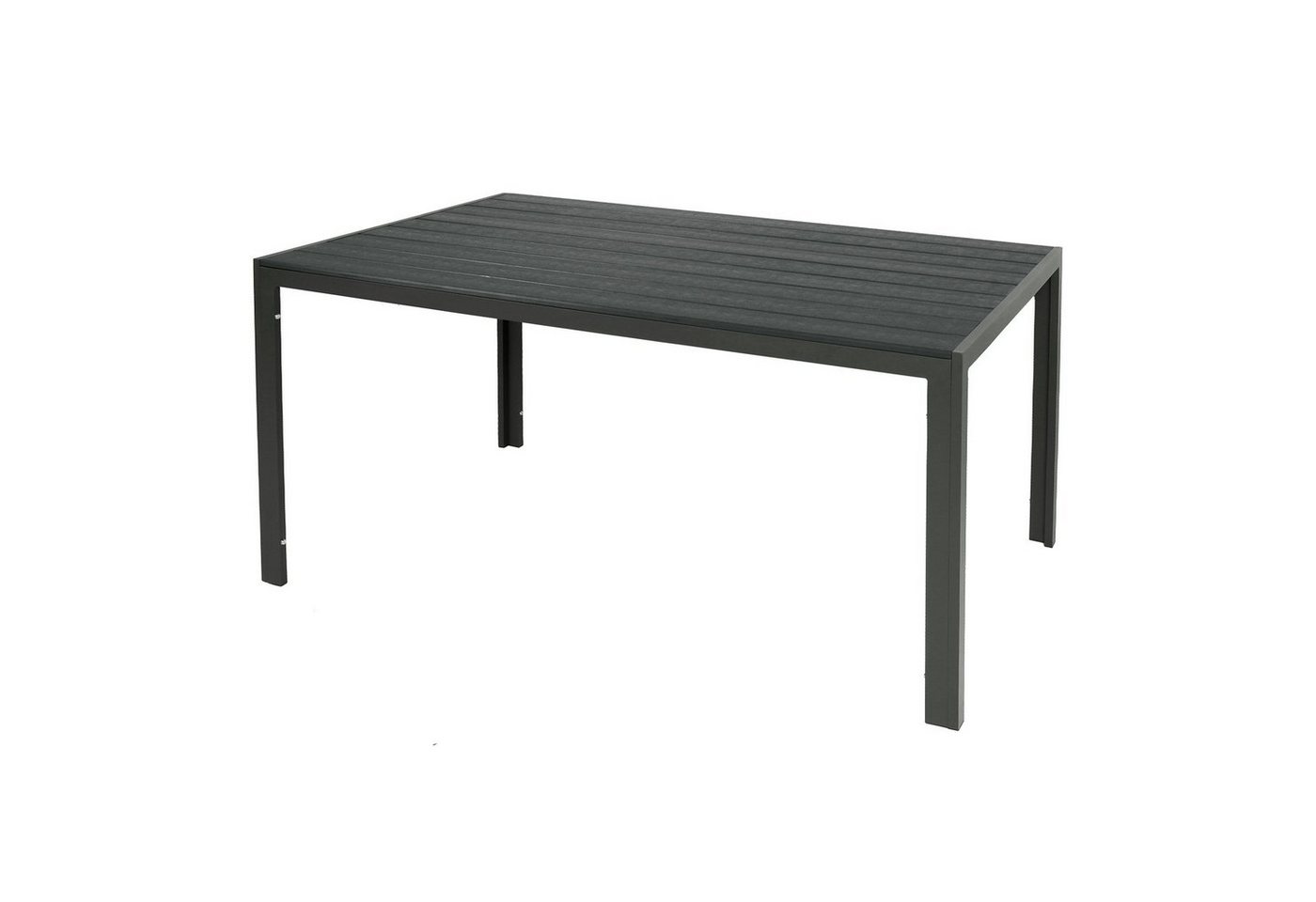 INDA-Exclusiv Küchentisch Alu Non-Wood Gartentisch Tisch Esstisch Gartenmöbel L150/160/180cm