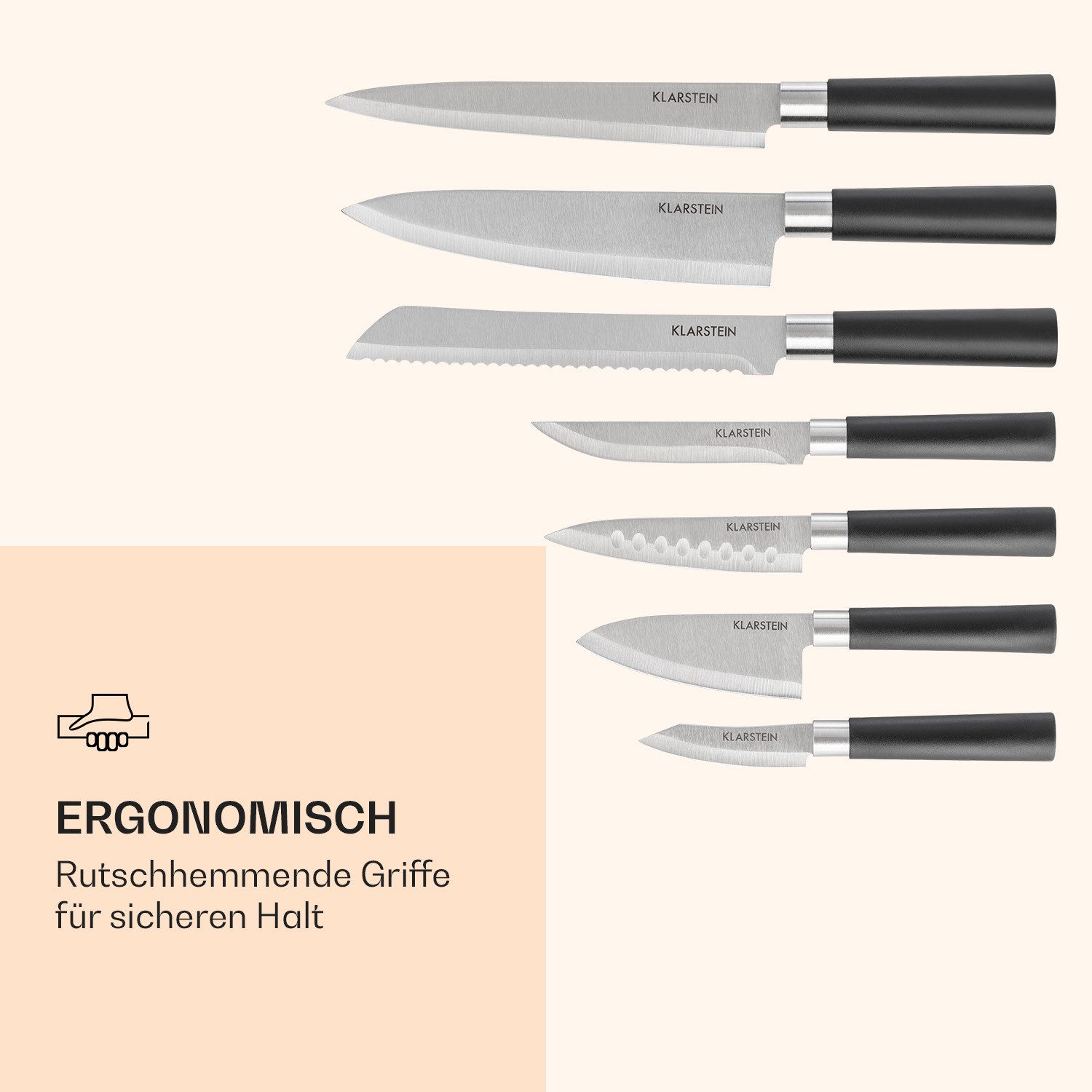 Klarstein Messer-Set Kitano Plus