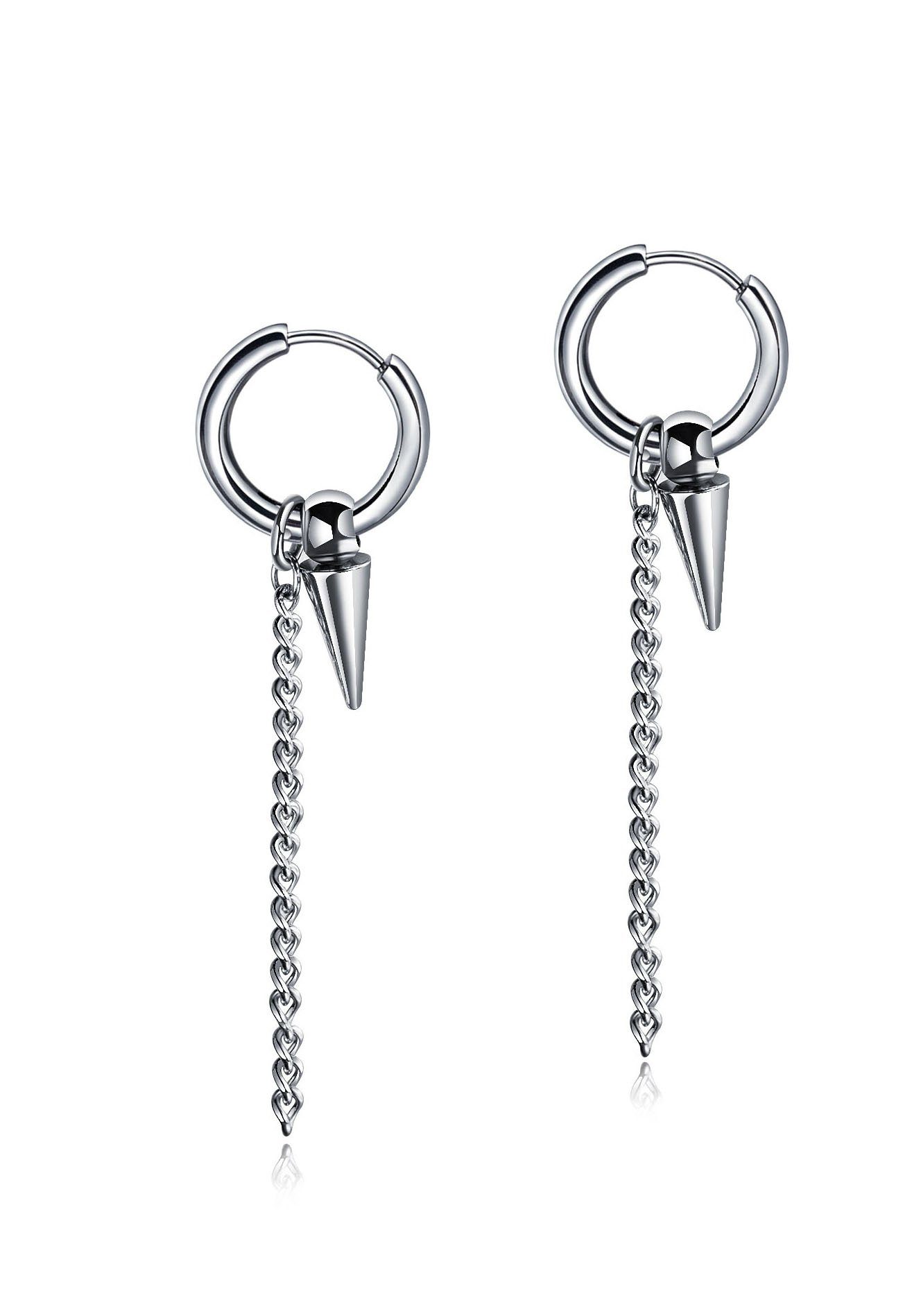 Firetti Paar Creolen Schmuck Geschenk Kegel, Einhänger abnehmbar