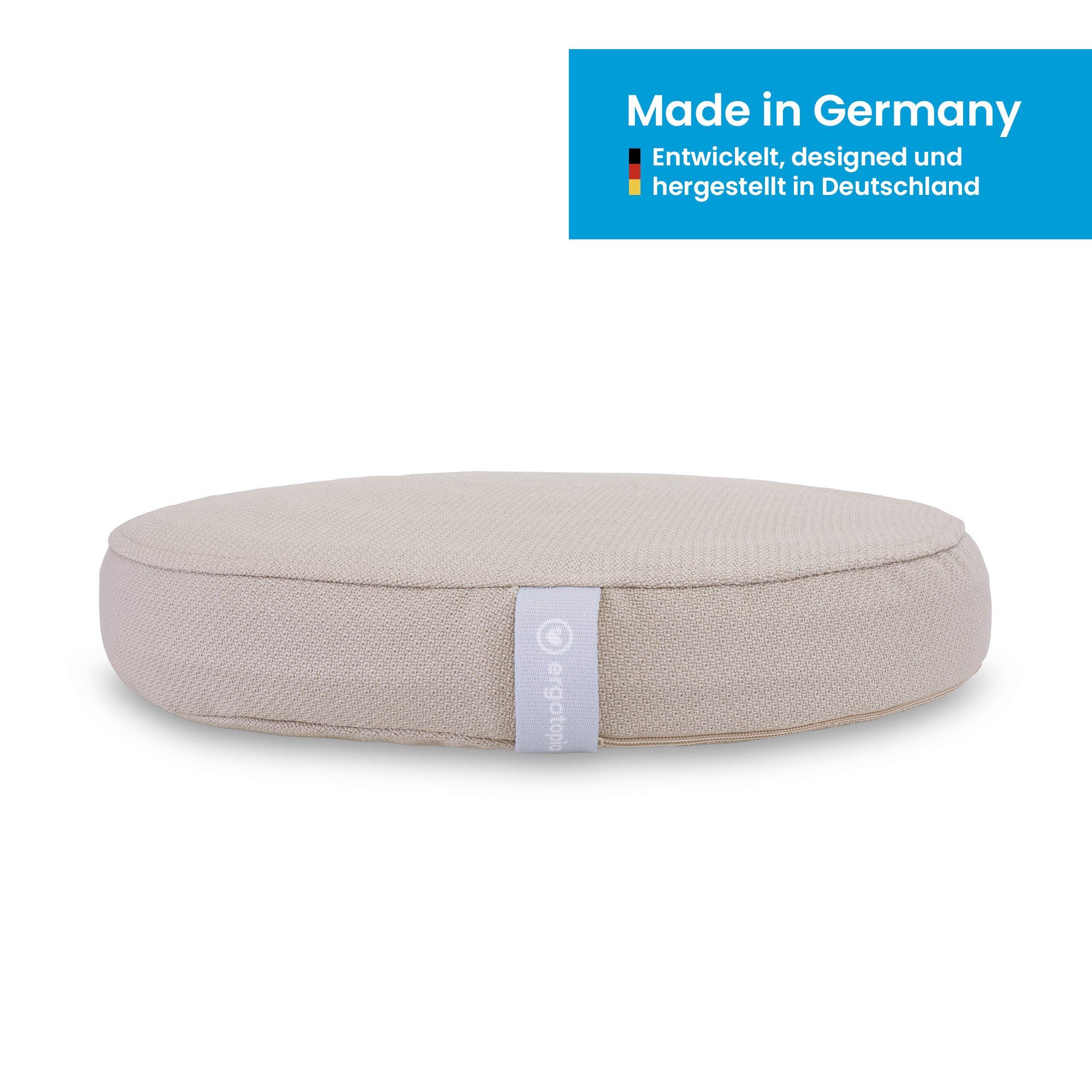 Ergotopia Balancekissen Bezug, 33 cm Kissenbezug für Gleichgewichtskissen und Ballsitzkissen, handgefertigt