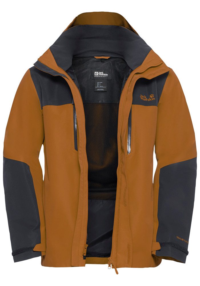 Jack Wolfskin Funktionsjacke JASPER 2L JKT M Wasserdicht, atmungsaktiv, Übergangsjacke