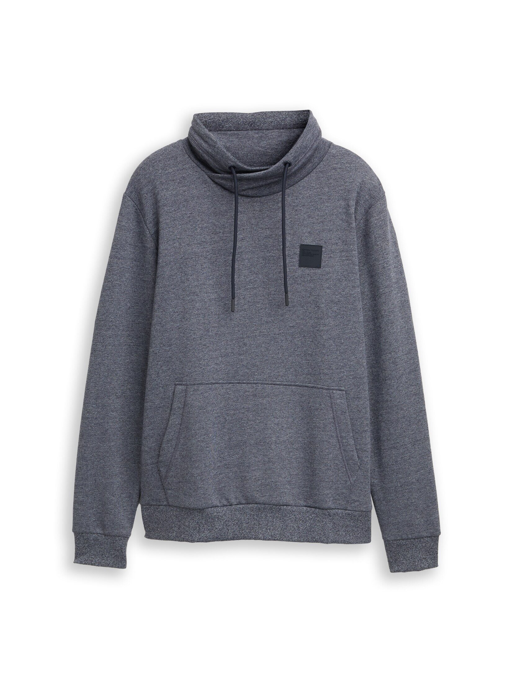 TOM TAILOR Sweatshirt Strick & Sweatshirts Snood Sweatshirt in Melange-Optik