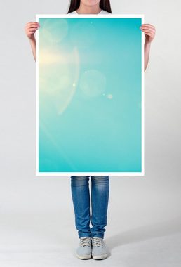 Sinus Art Poster 90x60cm Poster Fotografie Sonnenschein und blauer Himmel
