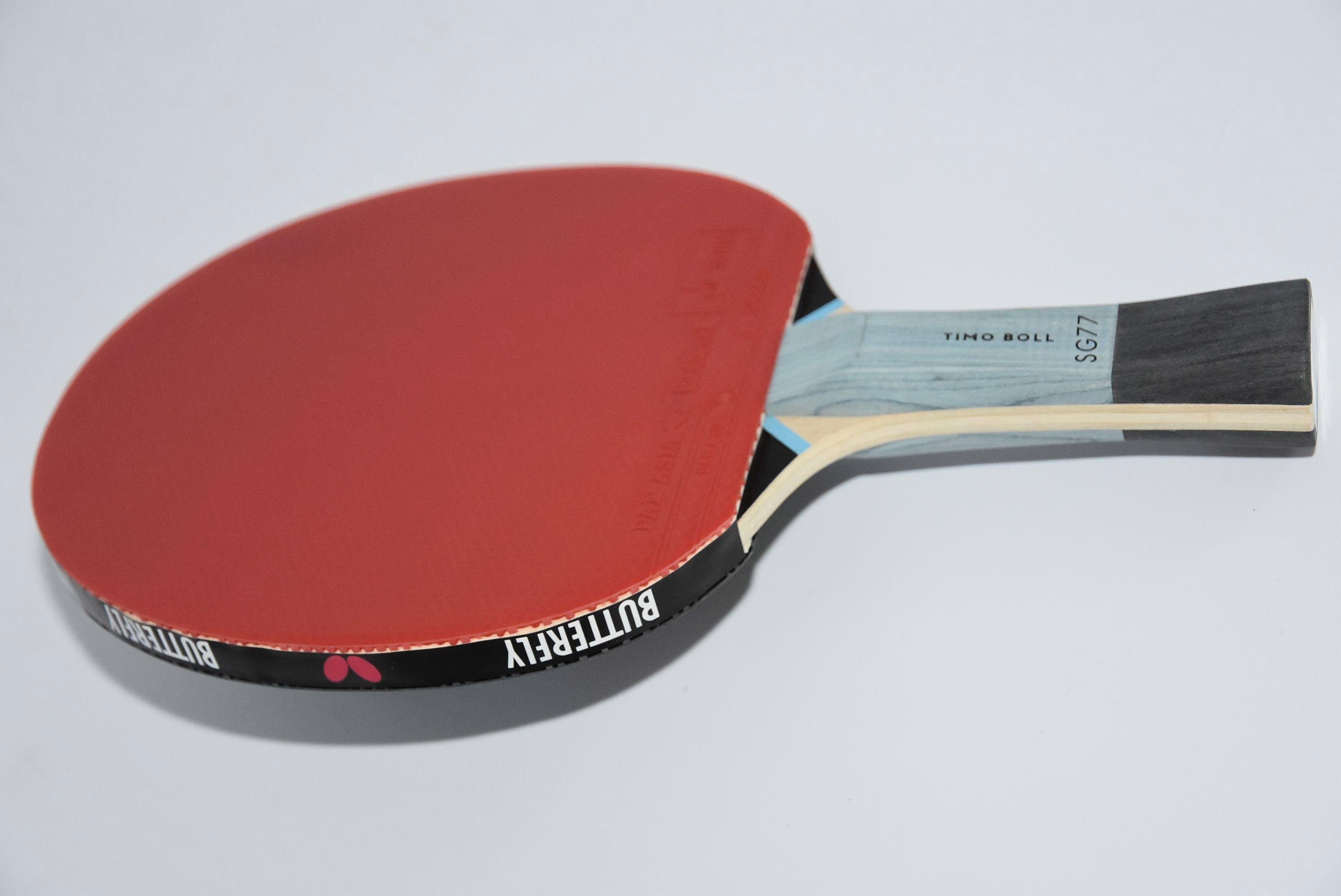 Grifftechnologie Tischtennisschläger Boll Einzigartige Timo SG77, Butterfly "smart.grip"