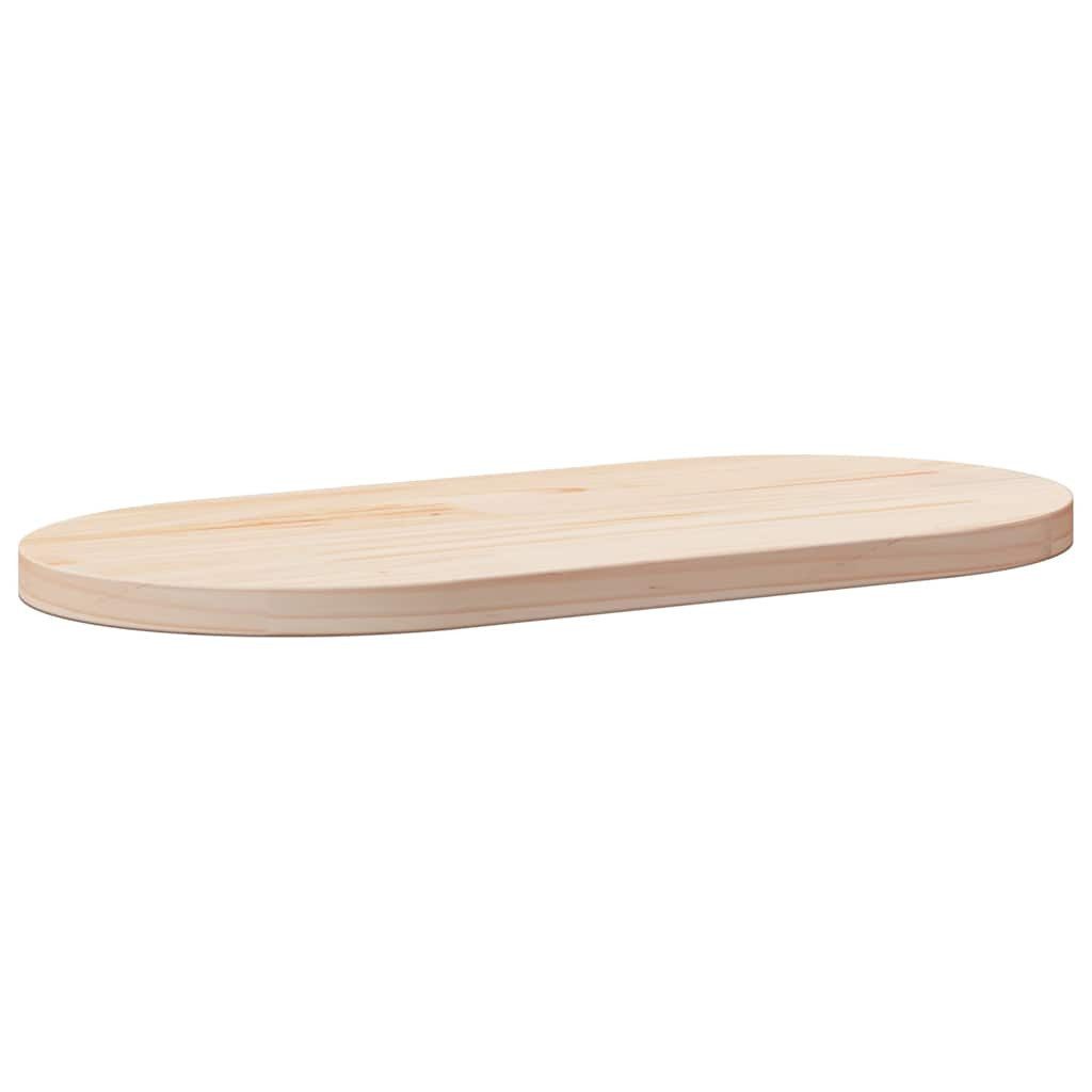 furnicato Tischplatte Holztischplatte aus massivem Kiefernholz 60 x 30 x 2,5 cm (1 St), Unbehandelte Tischplatte mit rustikaler Maserung für das Restaurant