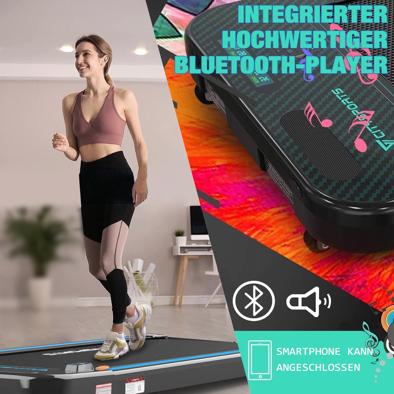 CITYSPORTS Laufband, Walking Underdesk Jogging WP2S Treadmill Laufband Pad