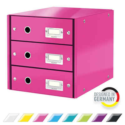 LEITZ Briefablage Click & Store WOW, Click & Store Schubladenset (3 Schubladen)