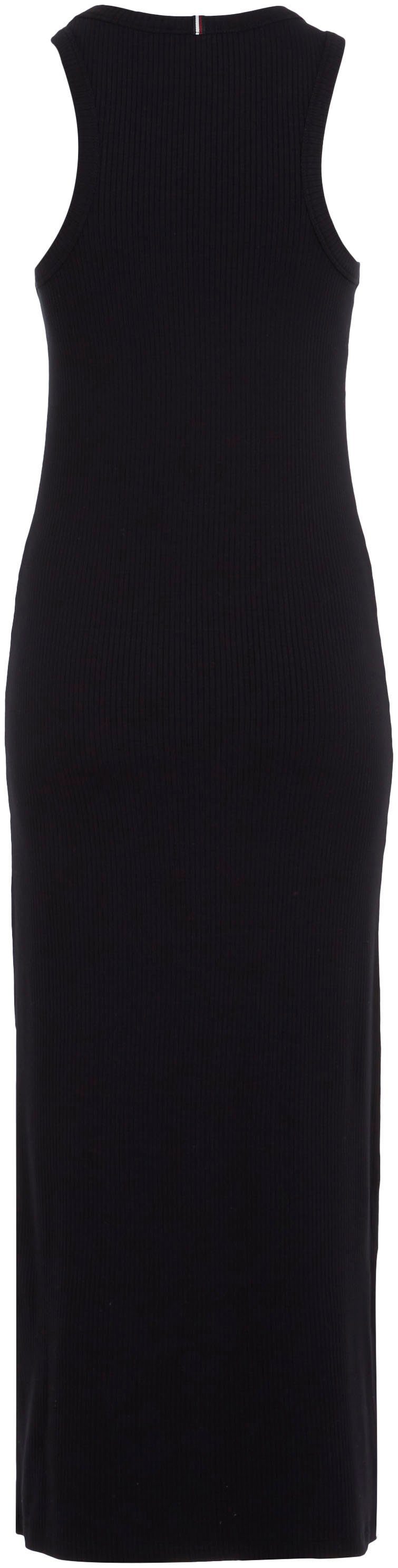 Tommy Hilfiger Jerseykleid SLIM NS mit Rippenstruktur DRESS MIDI RIB 5X2