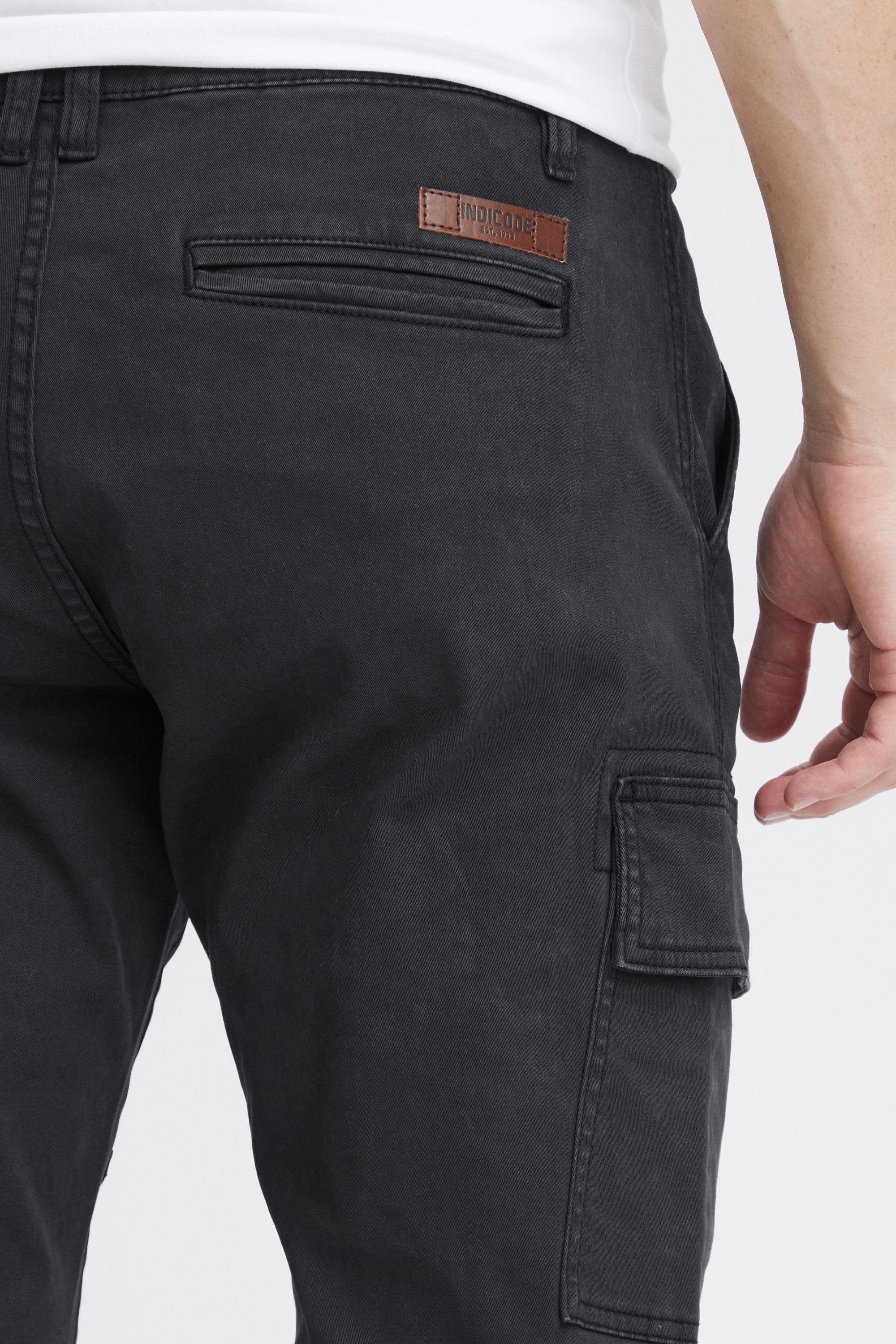 Indicode Cargohose IDBromfield Lange Hose mit elastischen Beinbündchen
