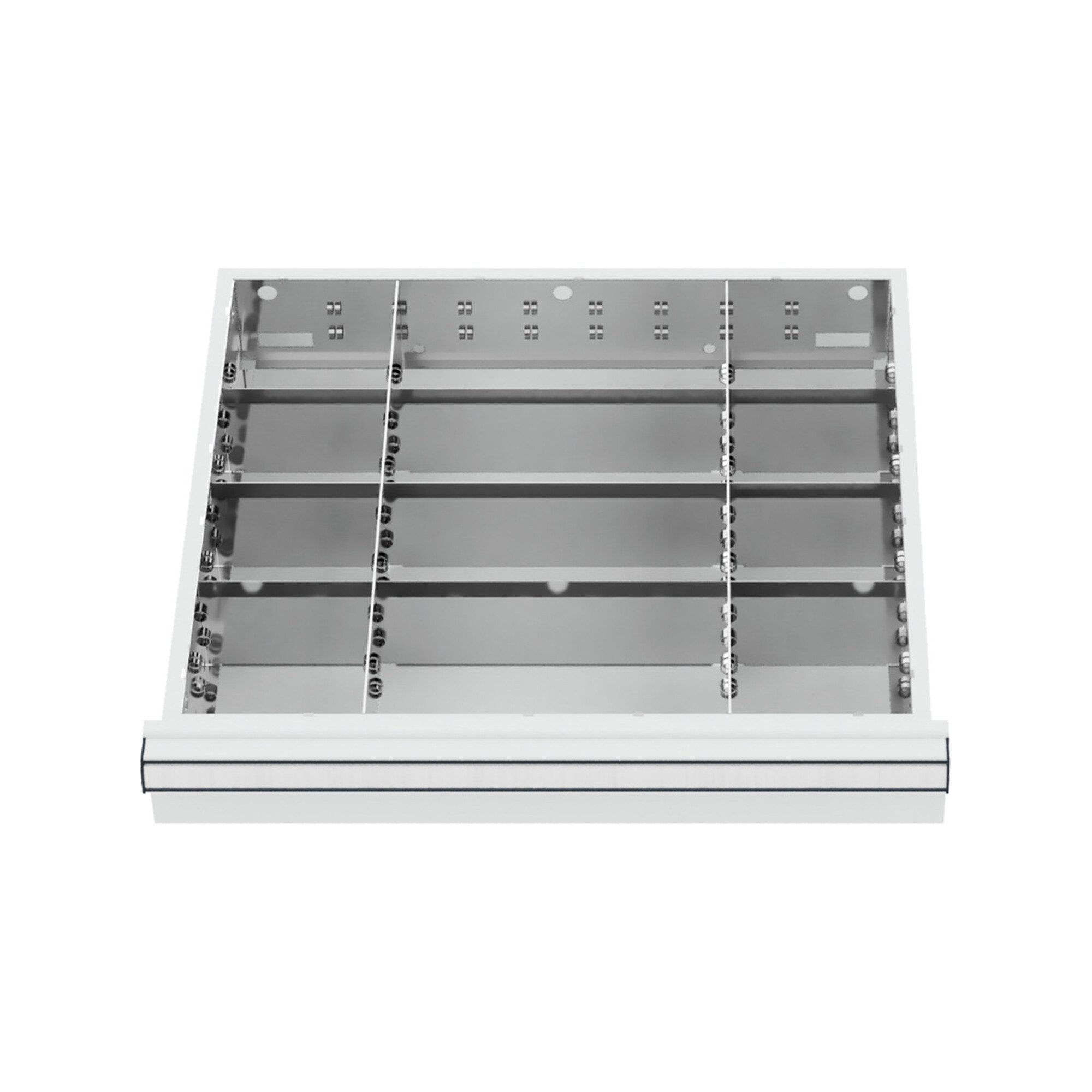 Stier Kleinteilemagazin STIER Schubladeneinteilung Metalleinteilung BLH 150/175 mm Innenmaß 50