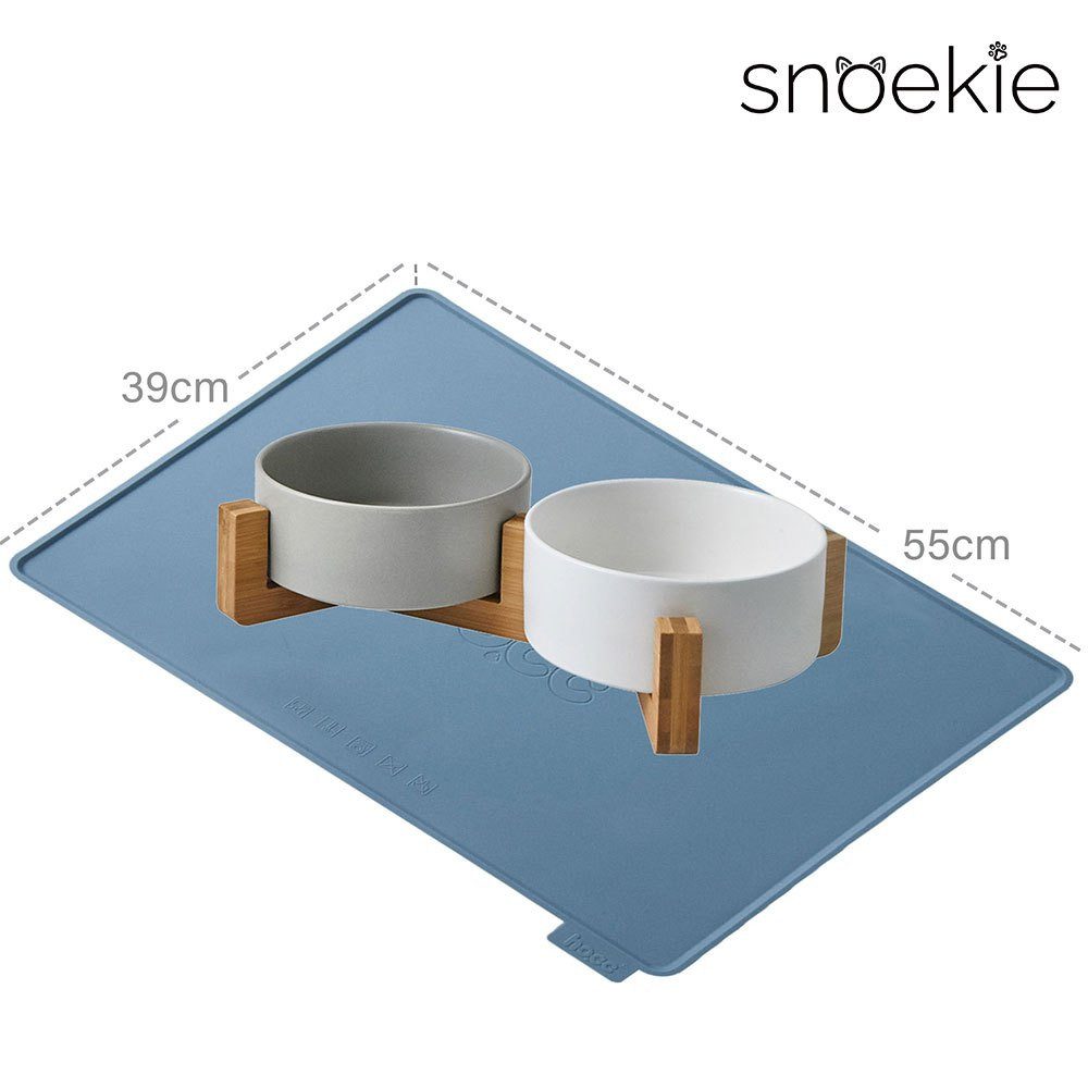 SNOEKIE Napf snoekie XL Silikon-Futtermatte Rutschfest, Wasserdicht, Extra Groß