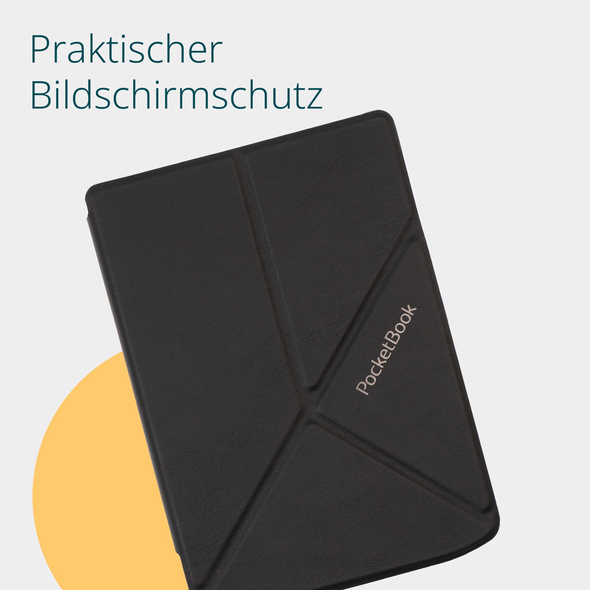 PocketBook E-Reader-Hülle Origami Shell Cover für PocketBook Verse / Verse Pro, Backcover, Schutzhülle, E-Book-Hülle, Case, Schutzcase, stoßfest