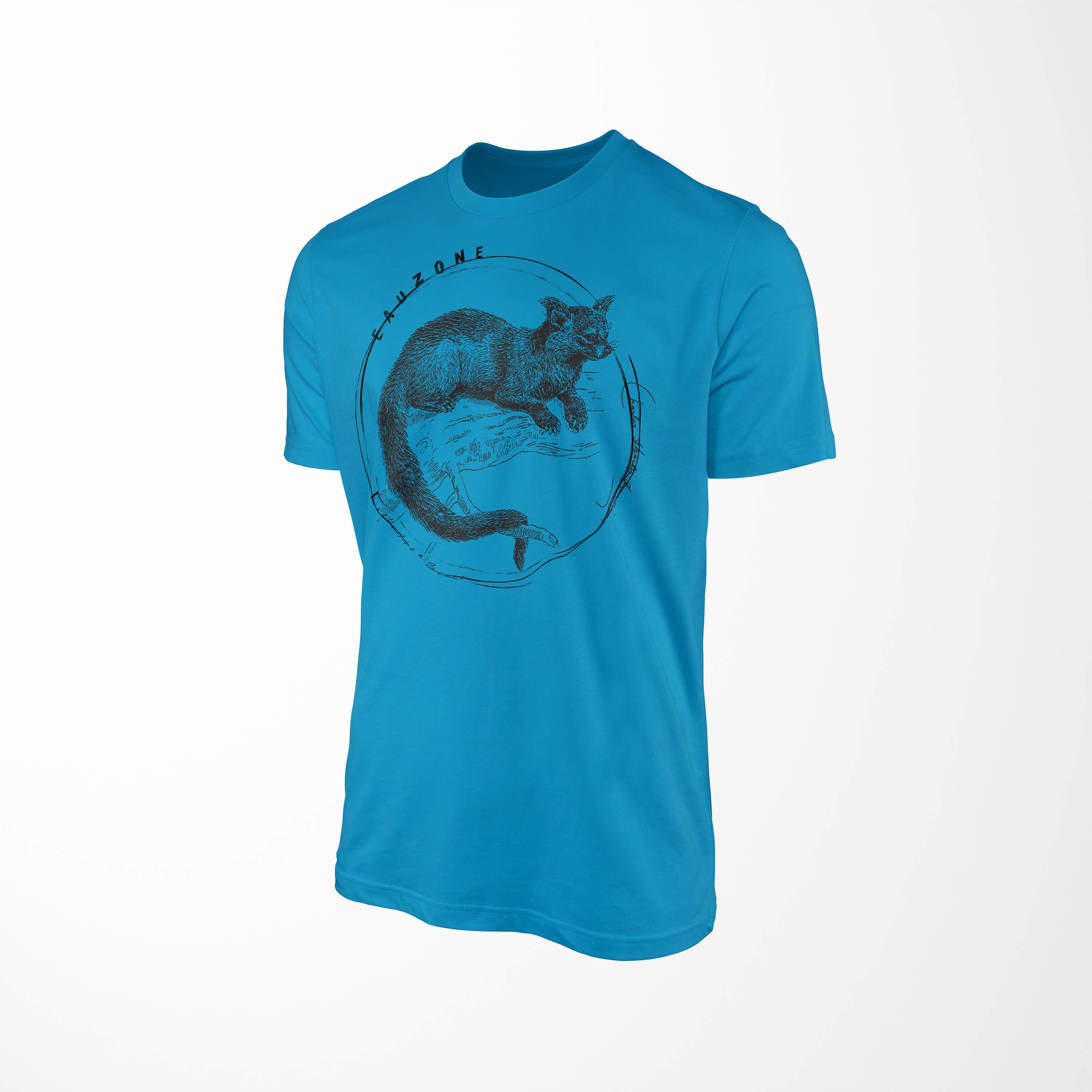 T-Shirt Marderbär T-Shirt Art Herren Atoll Evolution Sinus