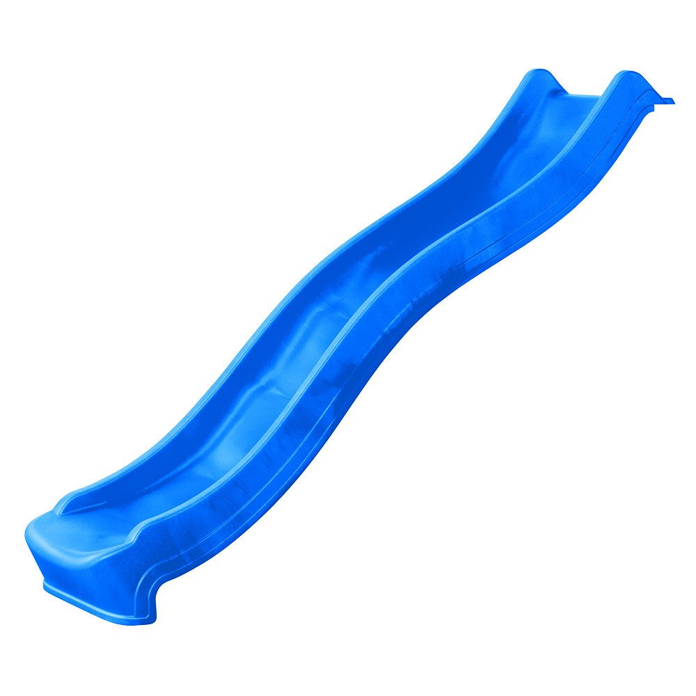 Wickey Rutsche Flow – 220 cm Rutsche mit Wasseranschluss für abenteuerlustige Kinder, (Kompakte Kinderrutsche mit viel Spaß - Maximales Benutzergewicht 50 kg, Ergonomische Wellenform - Kindgerecht geformt – ideal für Kleinkinder), Wetterfest & farbstabil