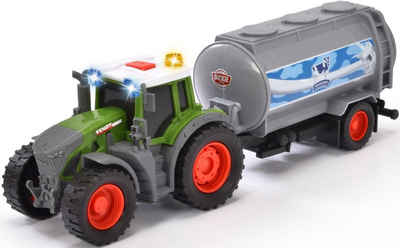 Dickie Toys Spielzeug-Traktor »Fendt mit Milch-Anhänger«, mit Licht und Sound
