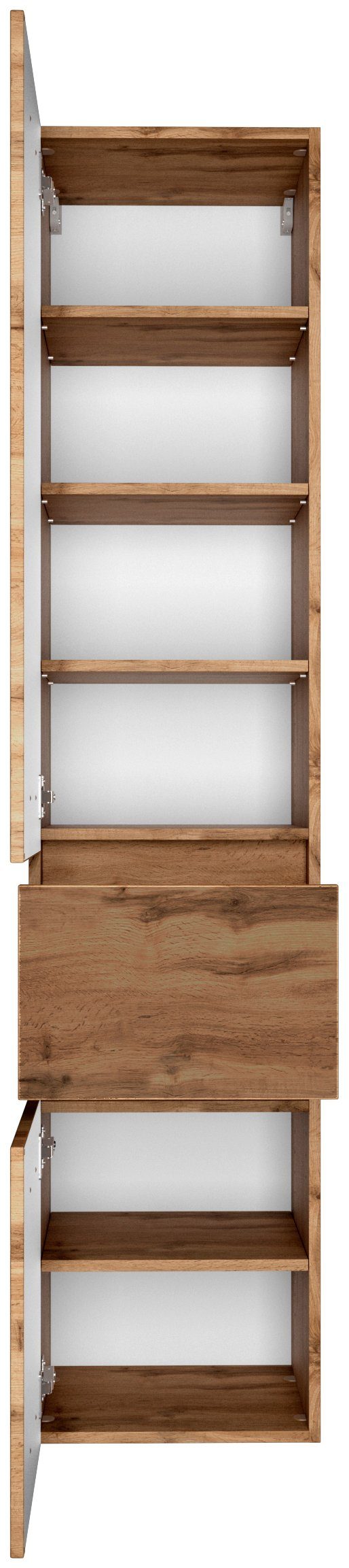 welltime Seitenschrank Baabe 40 cm breit, Softclose-Funktion, viel Stauraum