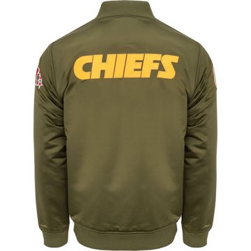 Mitchell & Ness Bomberjacke Satin PATCHES Kansas City Chiefs