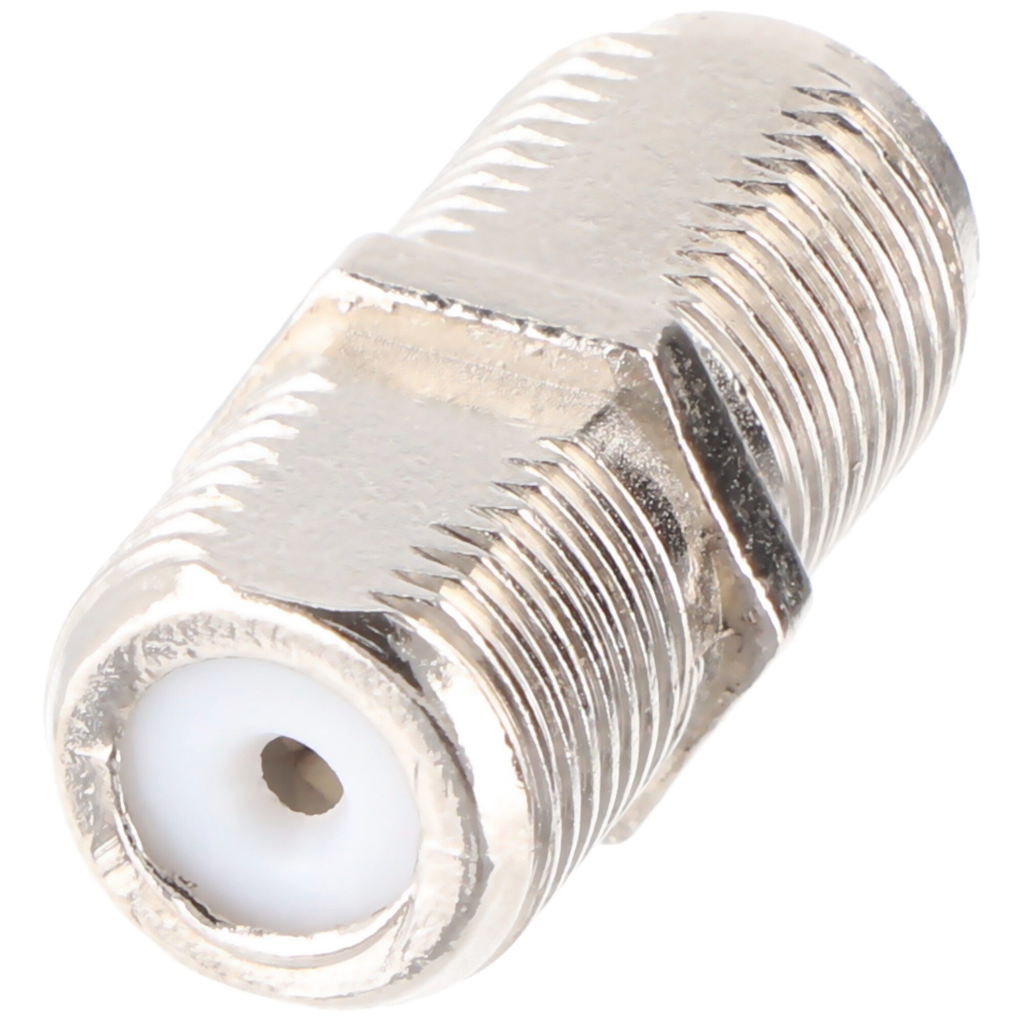 Goobay F-Verbinder: F-Buchse > F-Buchse - Adapter-Buchse aus Zink USB-Kabel