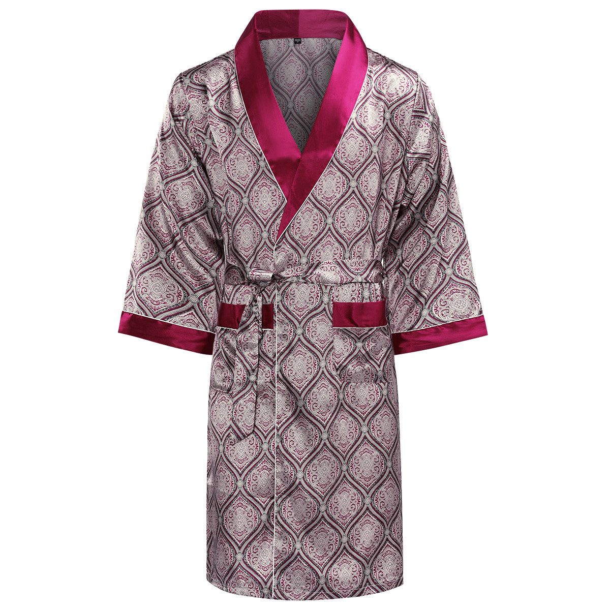 Allthemen Pyjama (3 tlg, mit Gürtel) günstig online kaufen