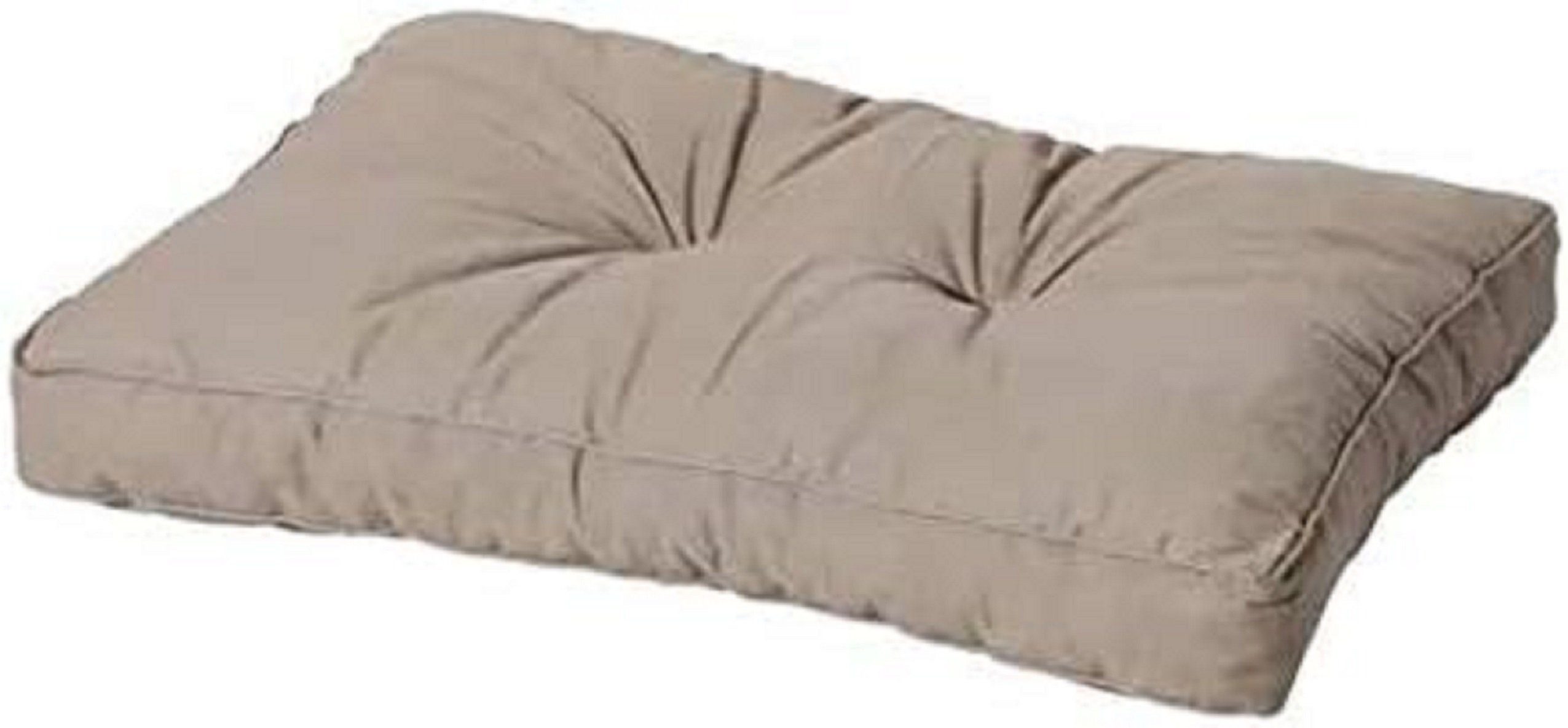 Madison Sitzkissen Rückenkissen 70x40 cm sand Lounge Kissen Sitz Auflage Polster, UV-beständig