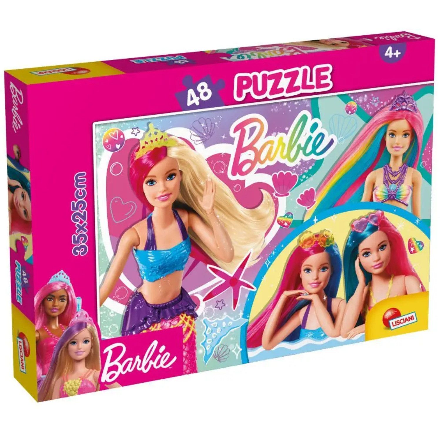 Puzzle BARBIE PUZZLE M-PLUS 48 - FEELING MAGICAL, Puzzleteile